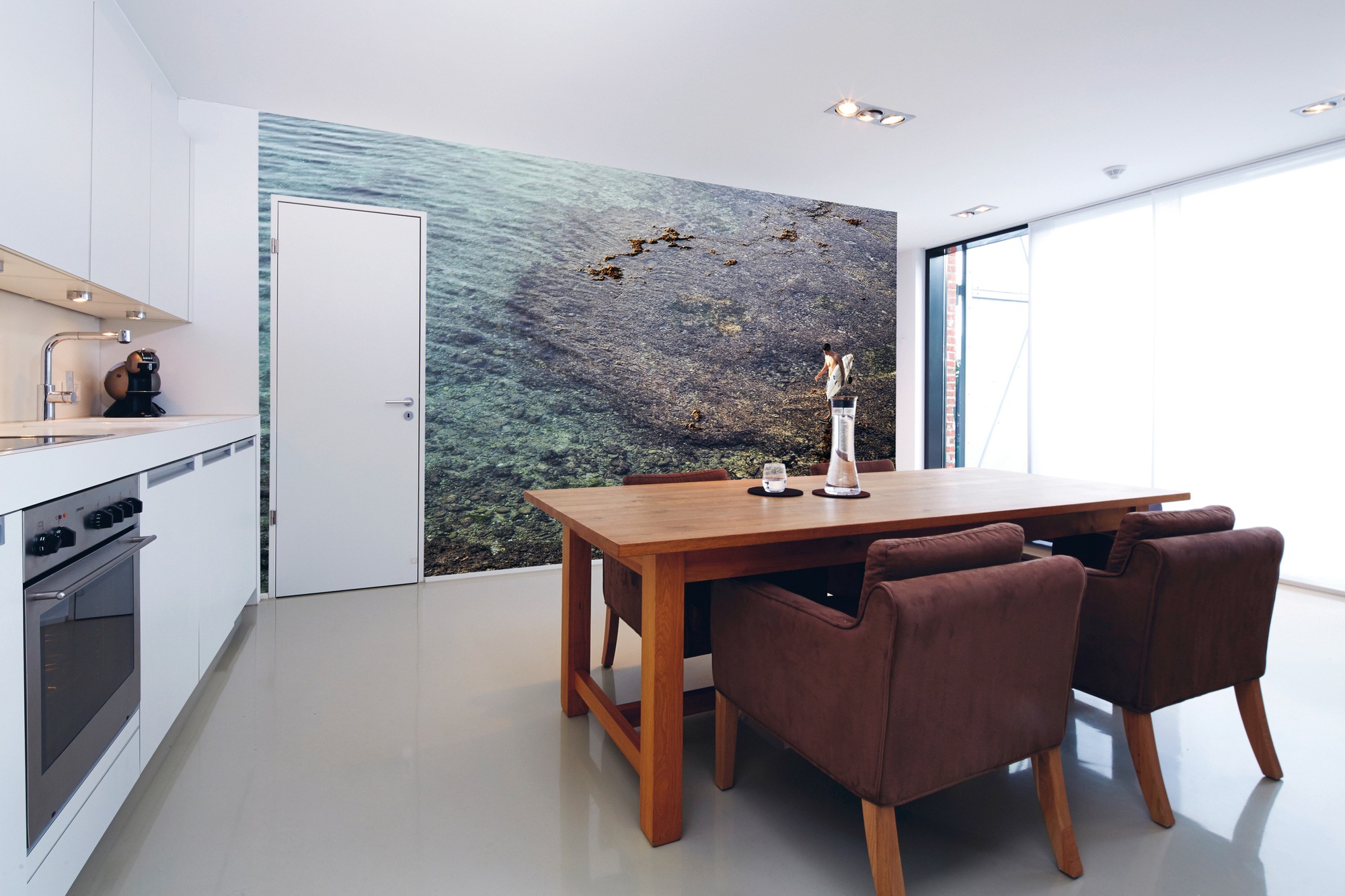 Architects Paper Fototapete »Surfer in Bali«, Vlies, Wand, Schräge