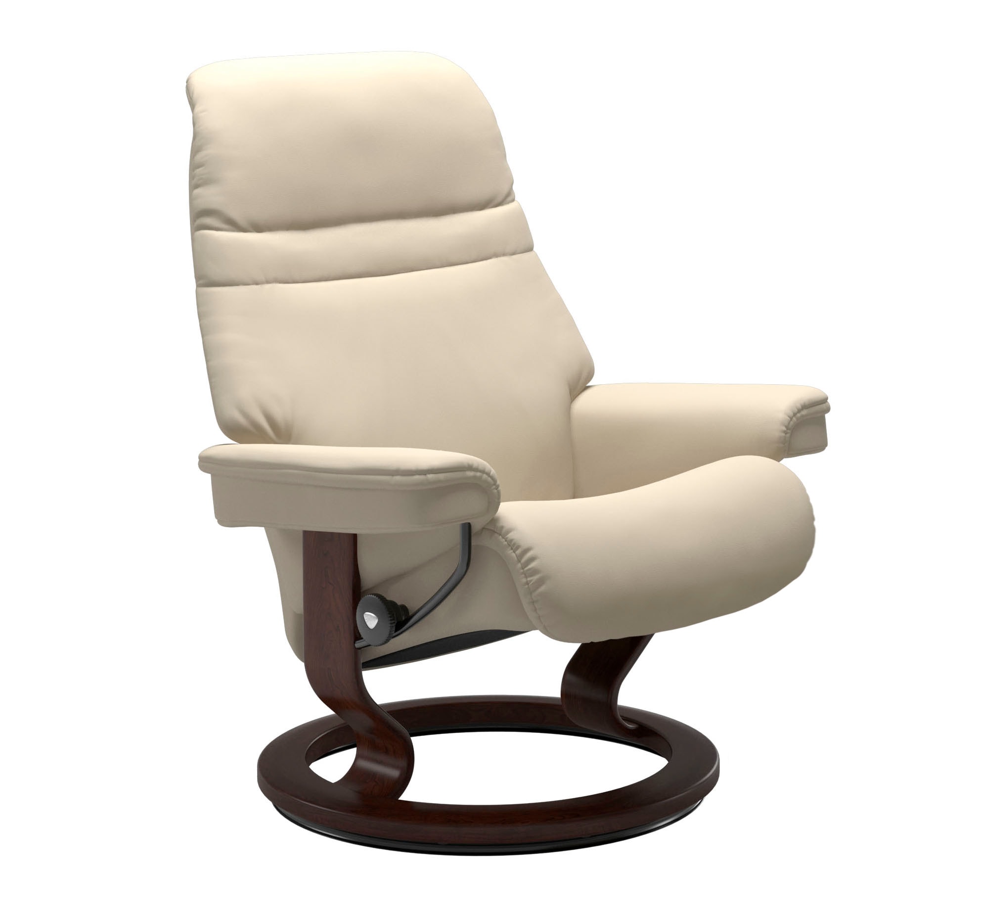 Stressless Relaxsessel "Sunrise" mit Classic Base, Größe S, Gestell Braun, in 2 Lederqualitäten lieferbar