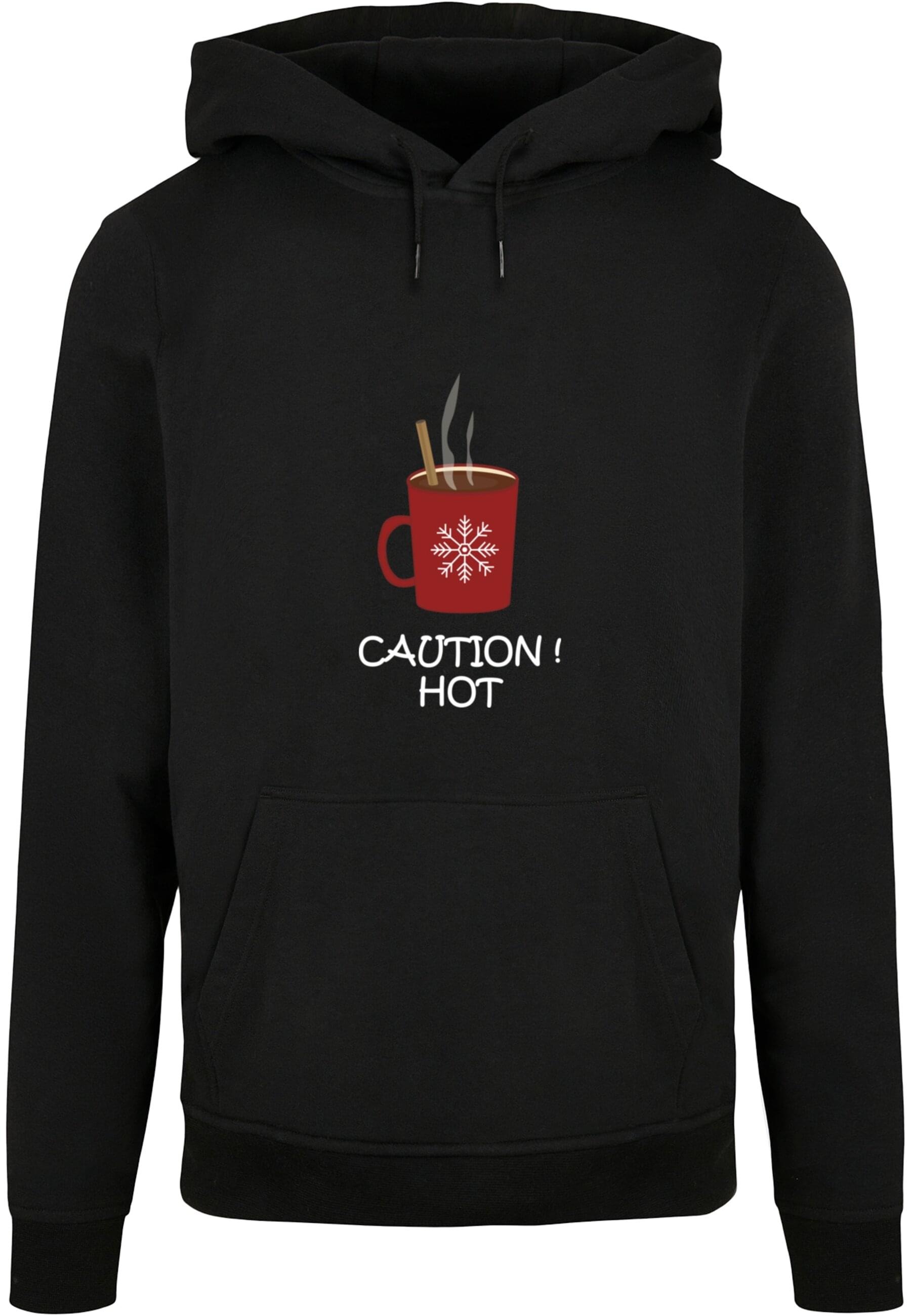 Merchcode Kapuzensweatshirt "Merchcode Herren Caution Hot Basic Hoody"