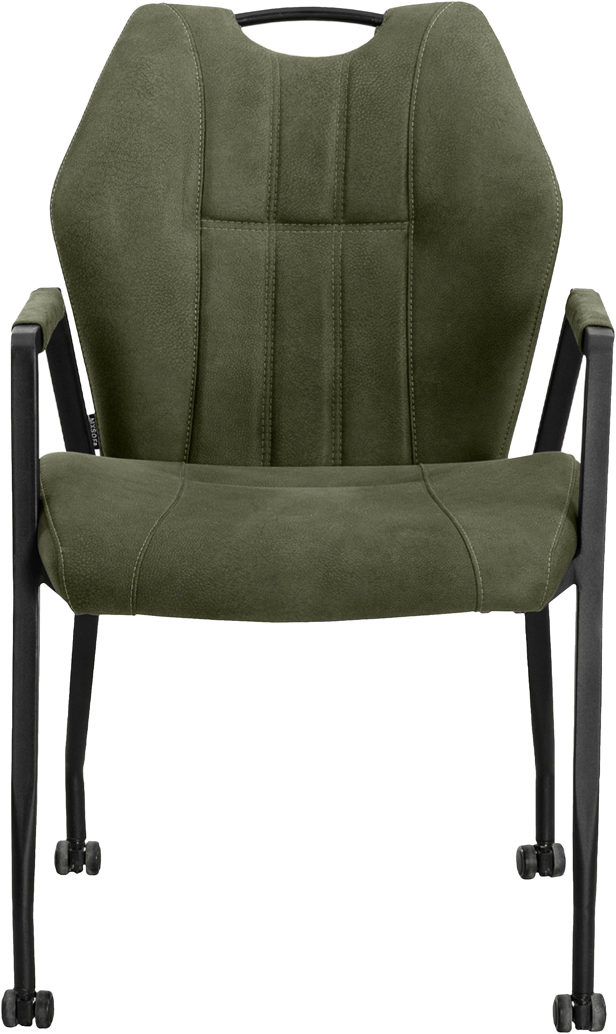 OMG Design Armlehnstuhl "Point" (Set) 1 Stk. Stoff Esszimmerstuhl mit Rolle günstig online kaufen