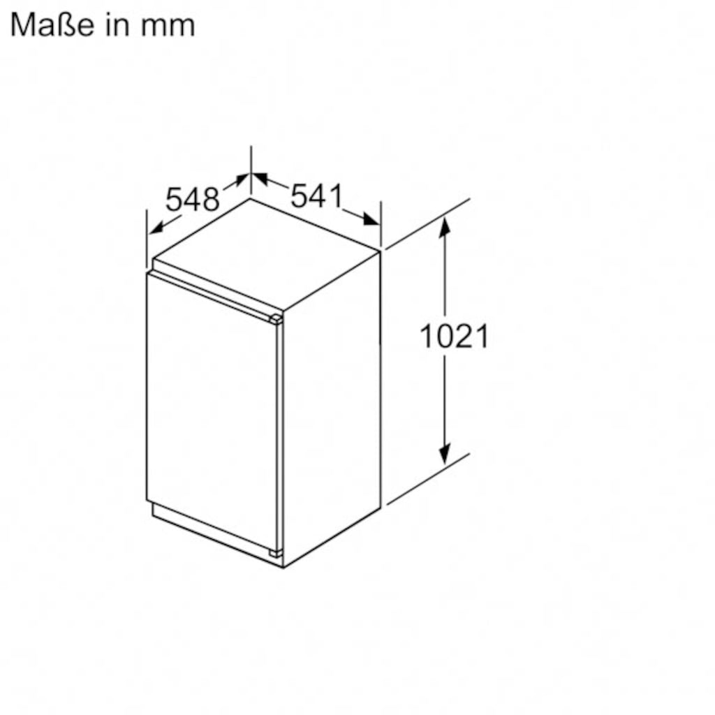 BOSCH Einbaukühlschrank »KIL32NSE0«, KIL32NSE0, 102,1 cm hoch, 54,1 cm breit