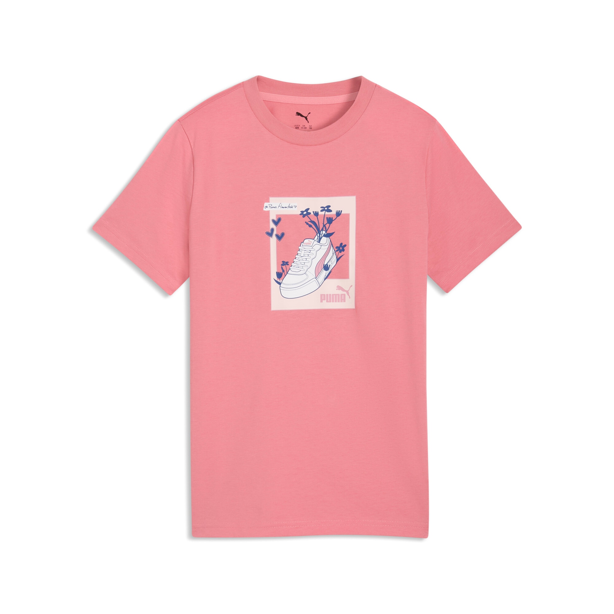 PUMA T-Shirt »GRAPHIC SNEAKER TEE G« Regular Fit, Kurzarm, Rundhalsausschnitt, für Jugendliche