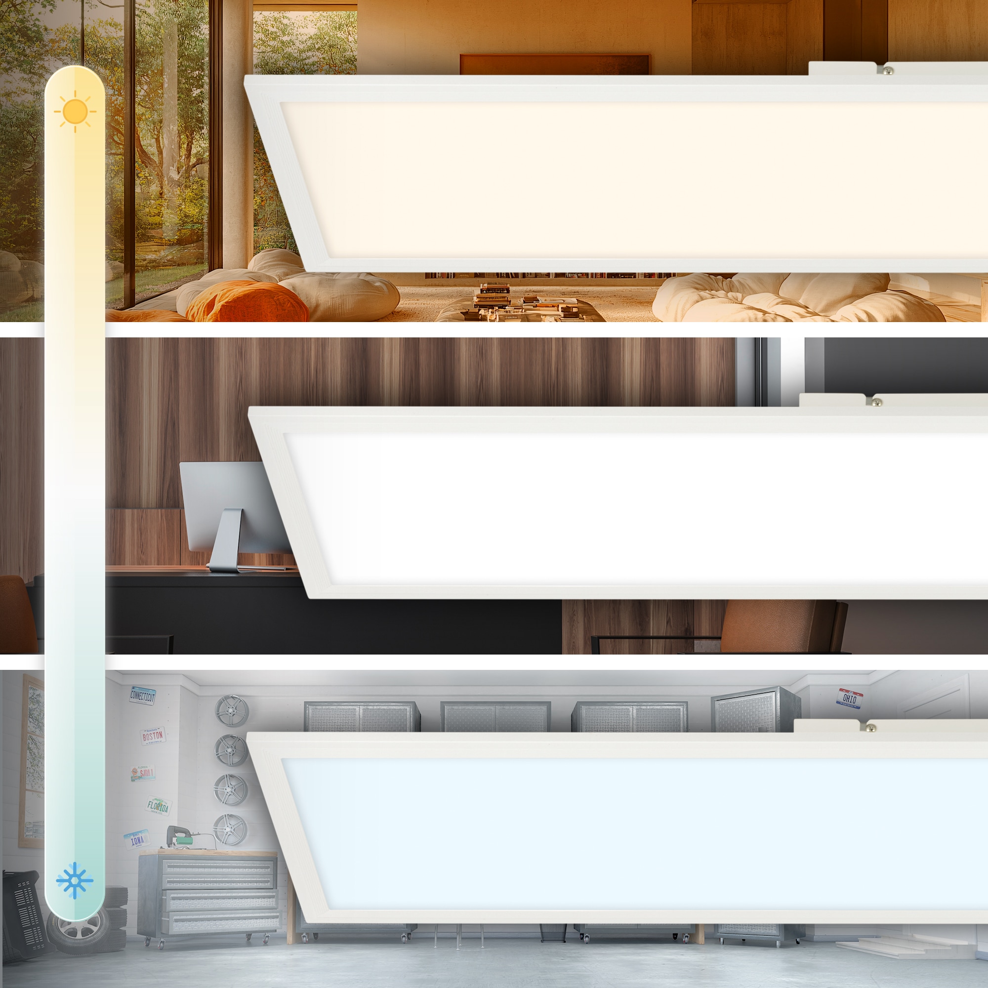 Briloner Leuchten LED Deckenleuchte »PIATTO 3987016«