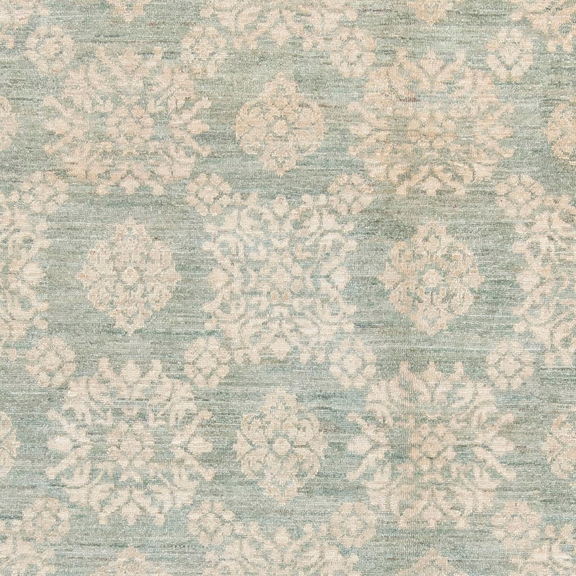 morgenland Orientteppich »Täbriz - 297 x 125 cm - beige«, rechteckig, Wohnzimmer, Handgeknüpft, Einzelstück mit Zertifikat