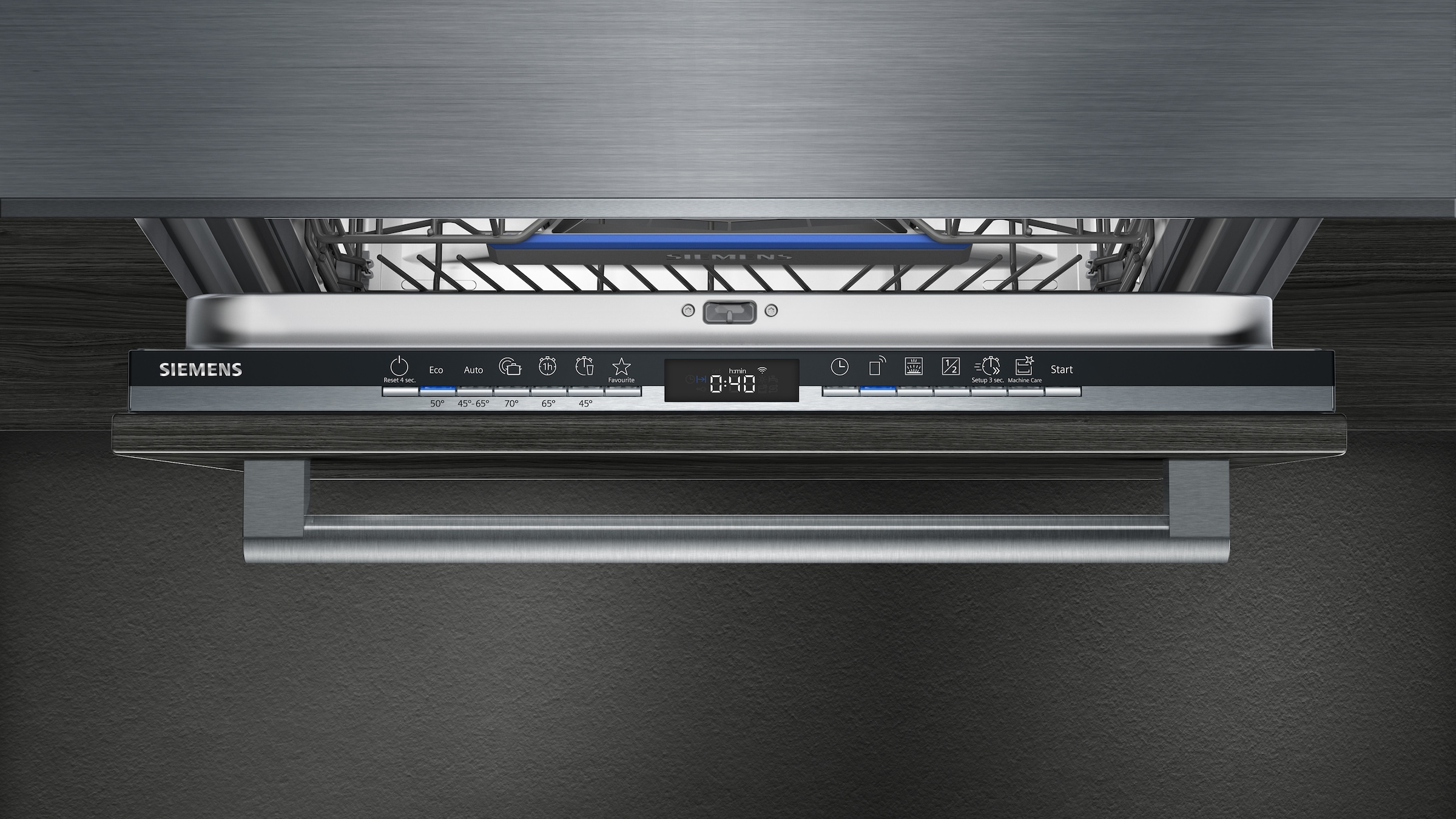 SIEMENS vollintegrierbarer Geschirrspüler iQ300 »SN63EX14CE«, 13 Maßgedecke