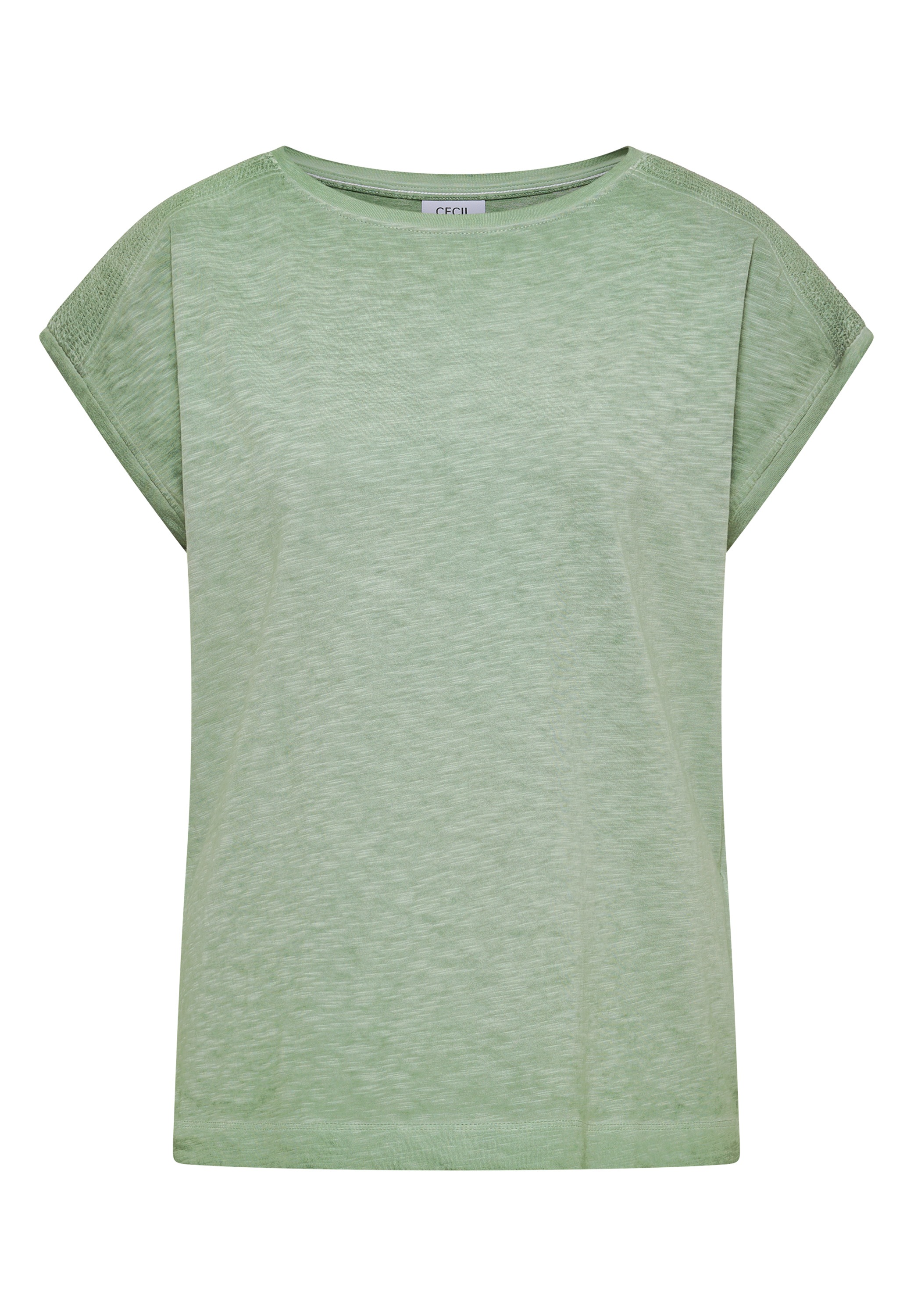 Cecil T-Shirt aus Jersey in Unifarbe