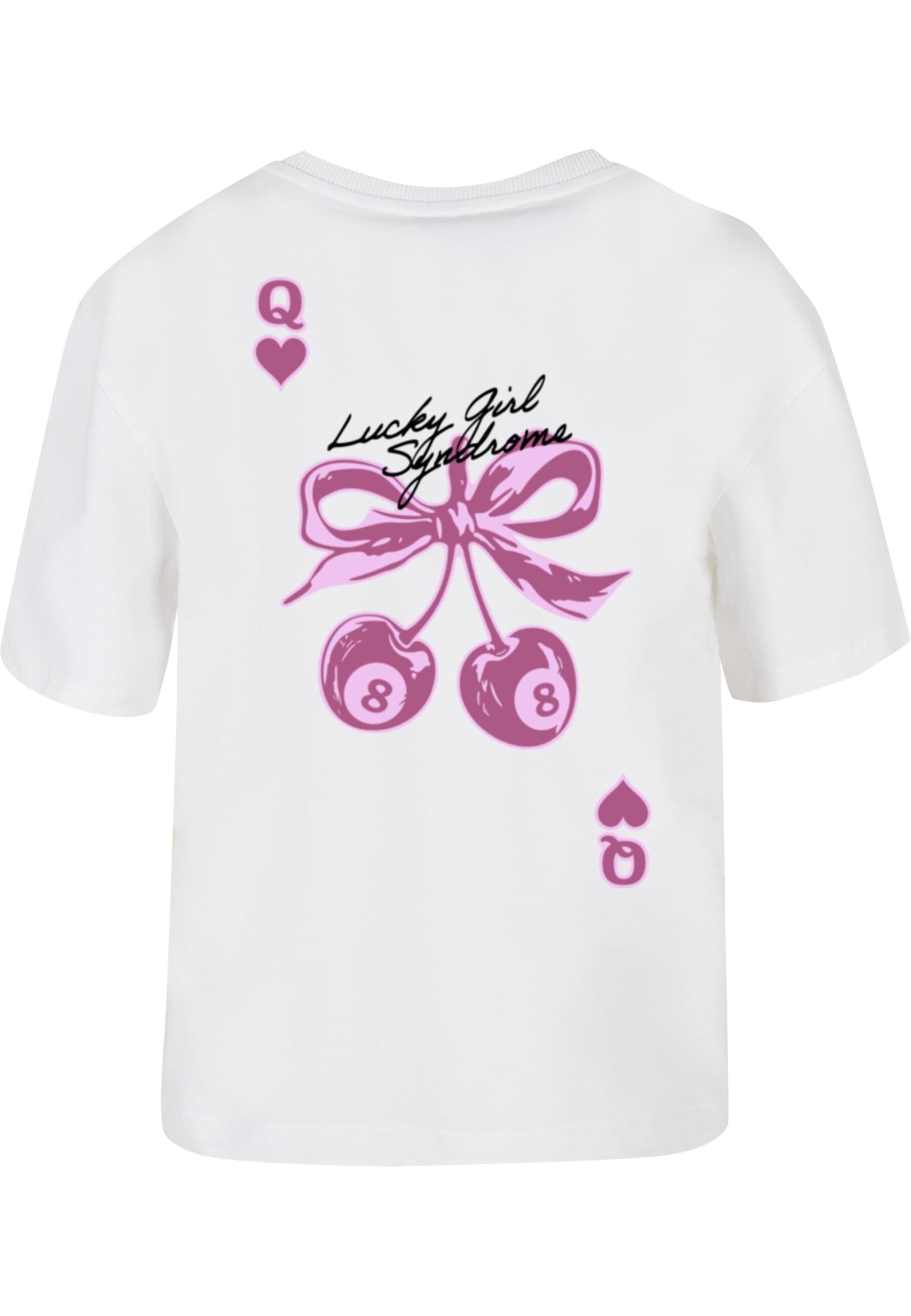 Miss Tee T-Shirt "Miss Tee Lucky Girl Syndrome Tee" 1 Stk. günstig online kaufen