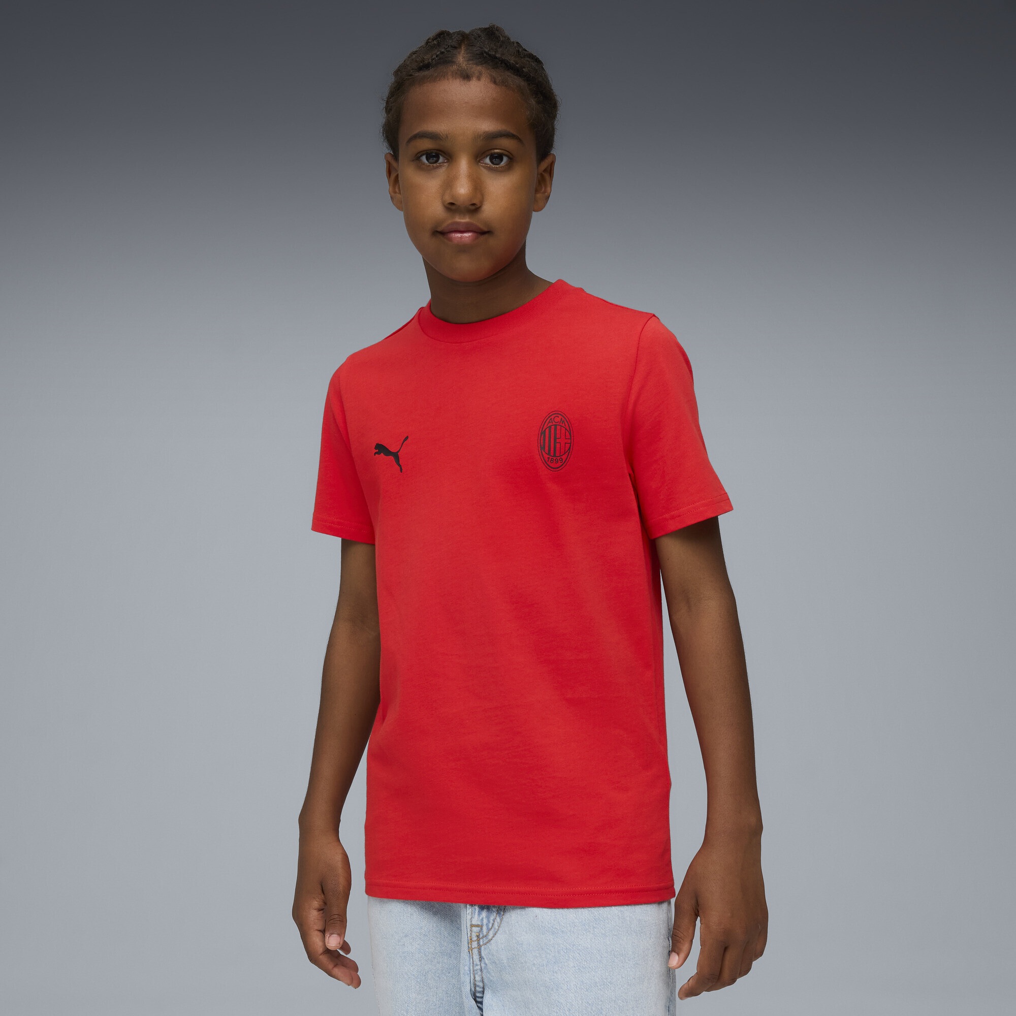 PUMA T-Shirt »AC Milan FtblEssentials T-Shirt Jungen«