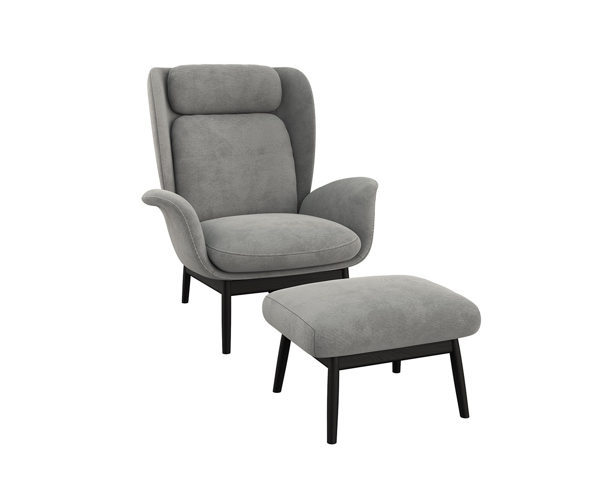 FLEXLUX Ohrensessel "Padova Scandic Design Sessel, erstklassiger Sitz- und günstig online kaufen