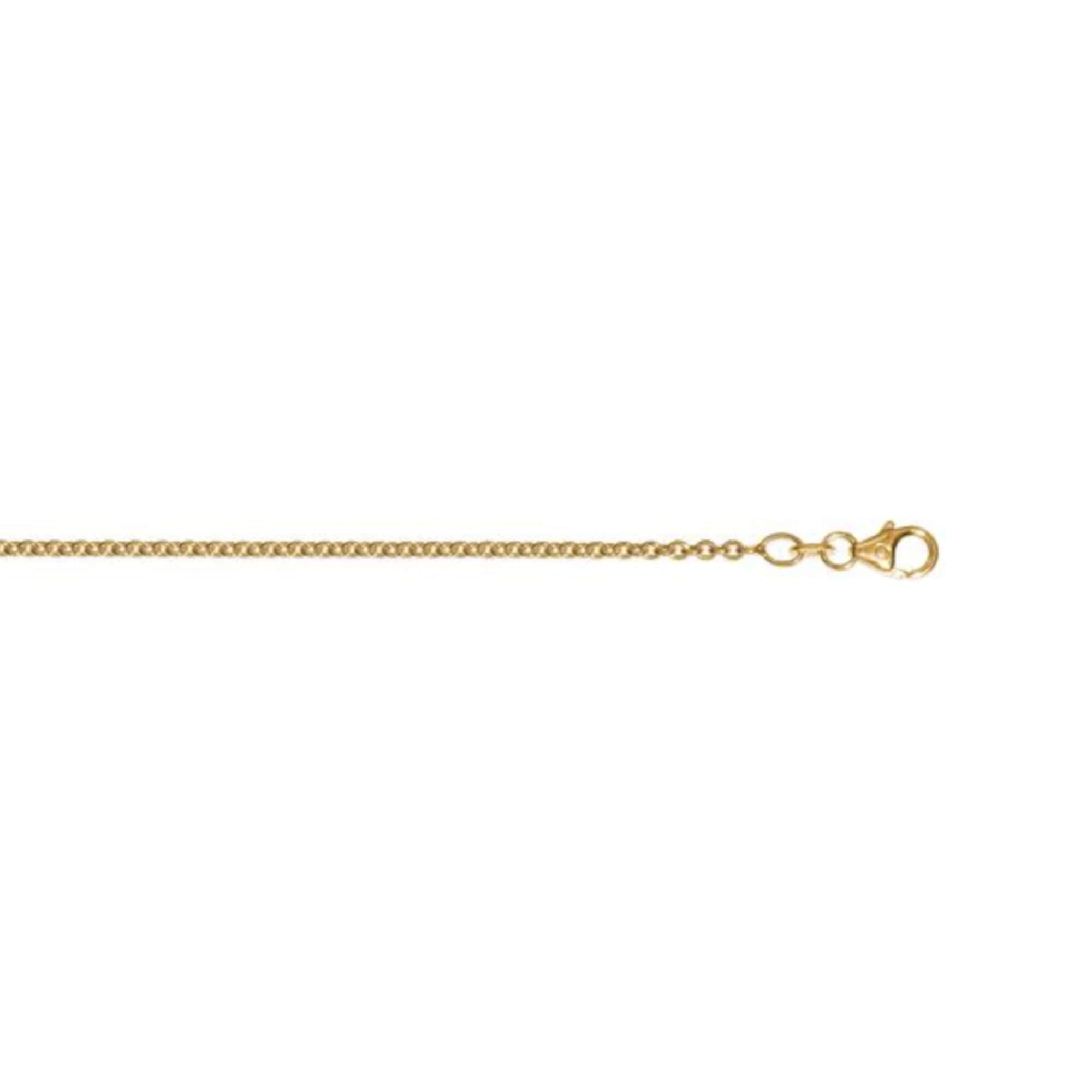 ONE ELEMENT Goldkette »Halskette aus 333 Gelbgold Ø 2 mm«, Damen Gold Schmuck Rundankerkette