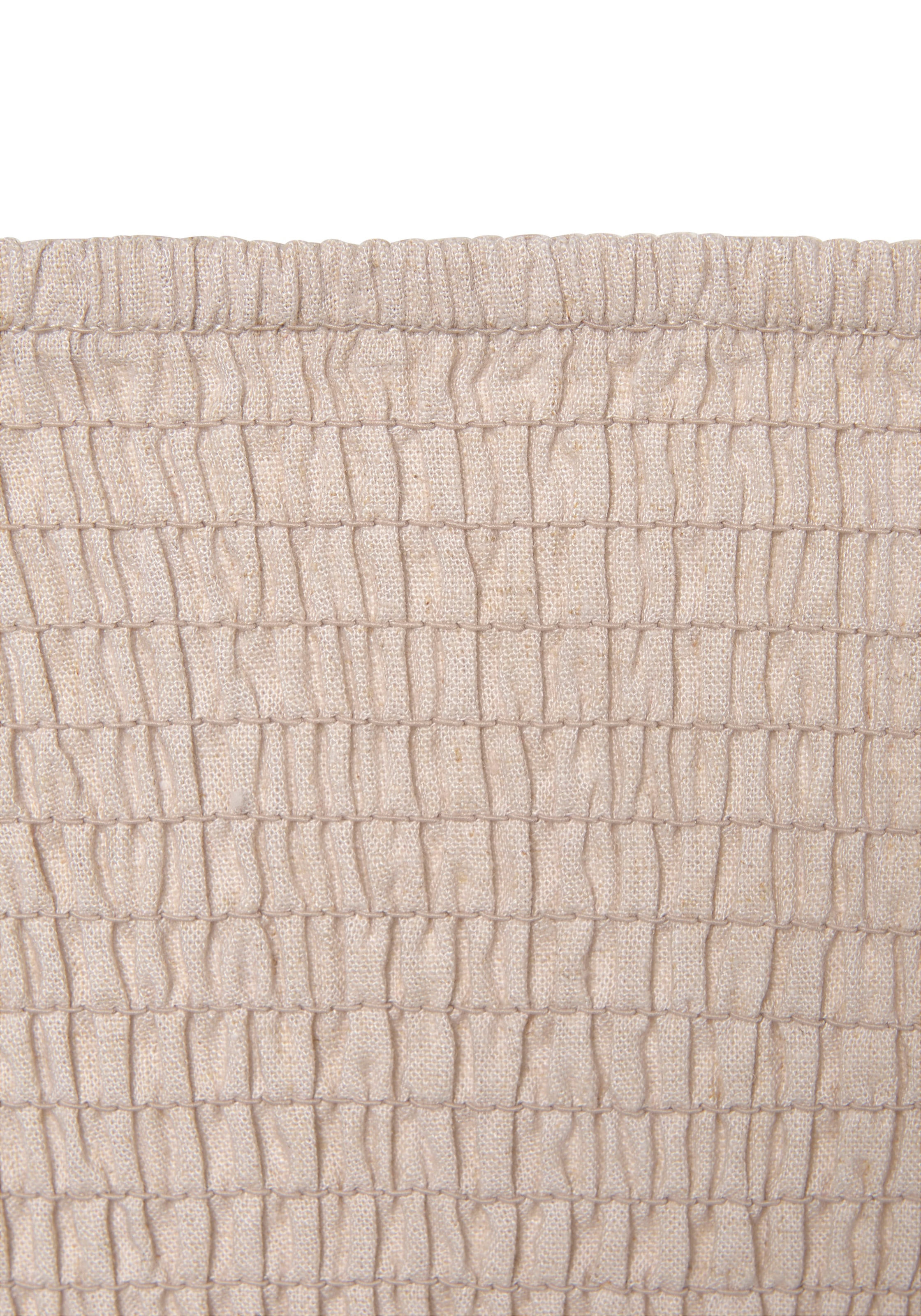 LASCANA Crop-Top aus Leinen-Viskose-Mix