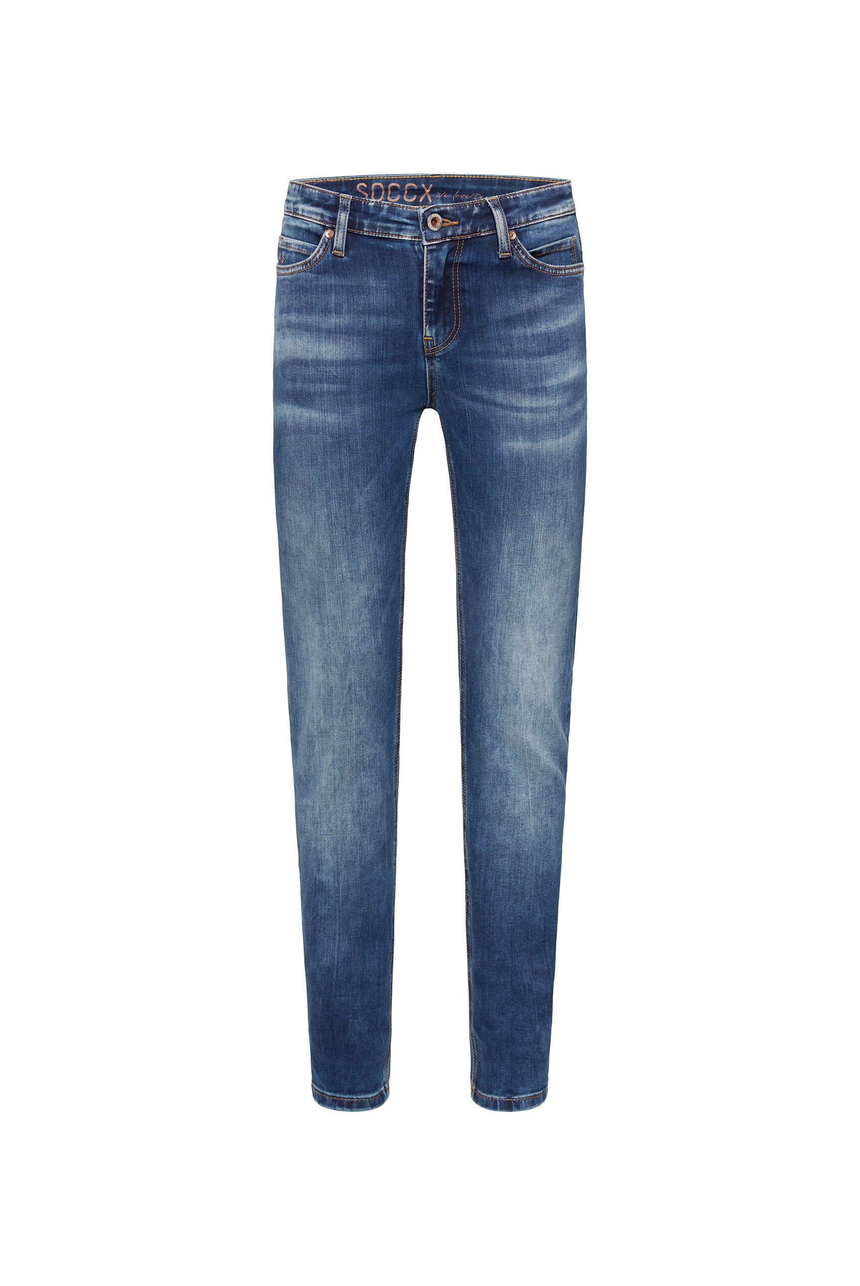 SOCCX Slim-fit-Jeans, mit zwei Münztaschen