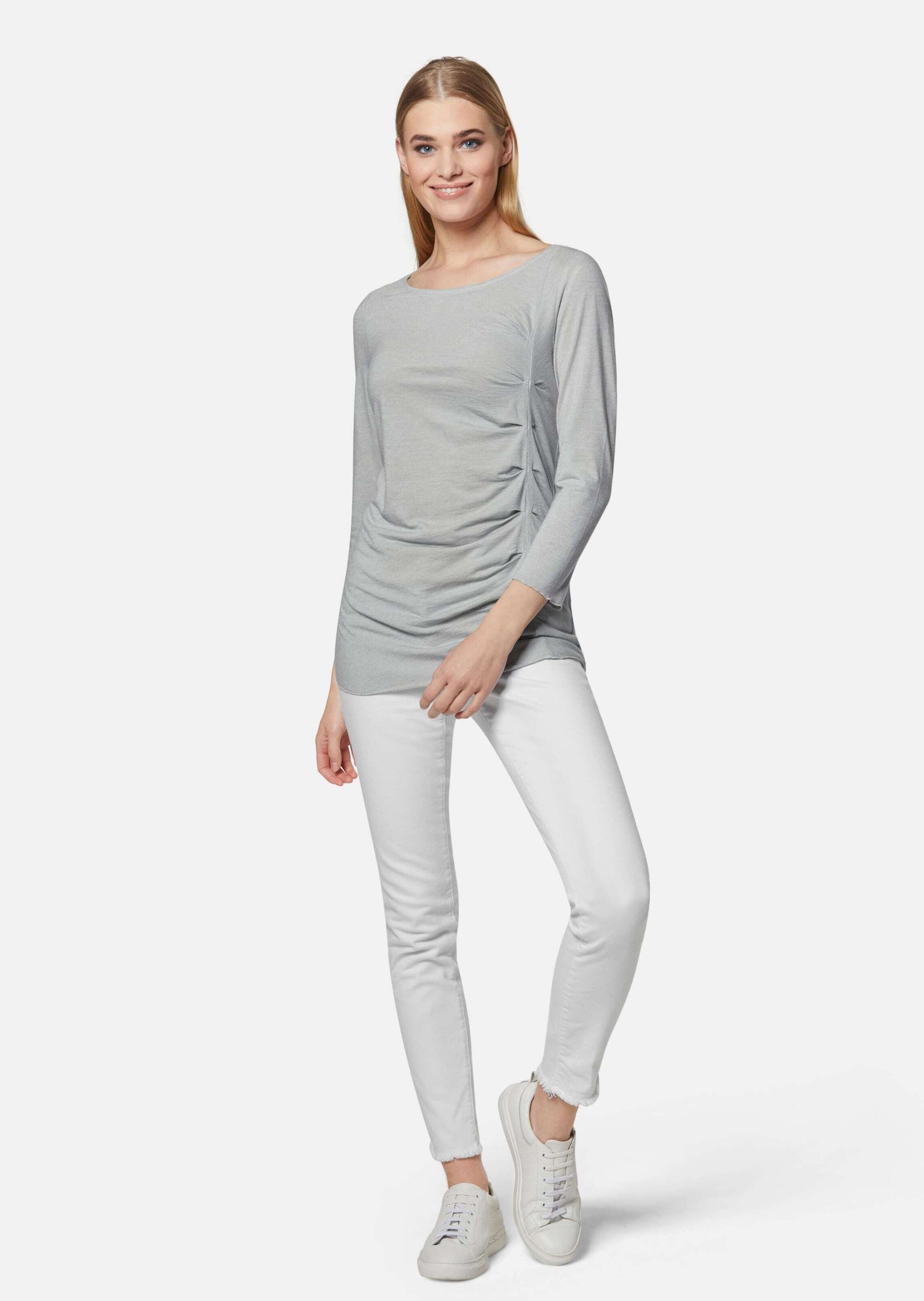 MADELEINE 3/4-Arm-Shirt »Shirt Shirt mit 3/4-Ärmeln und U-Boot-Ausschnitt«