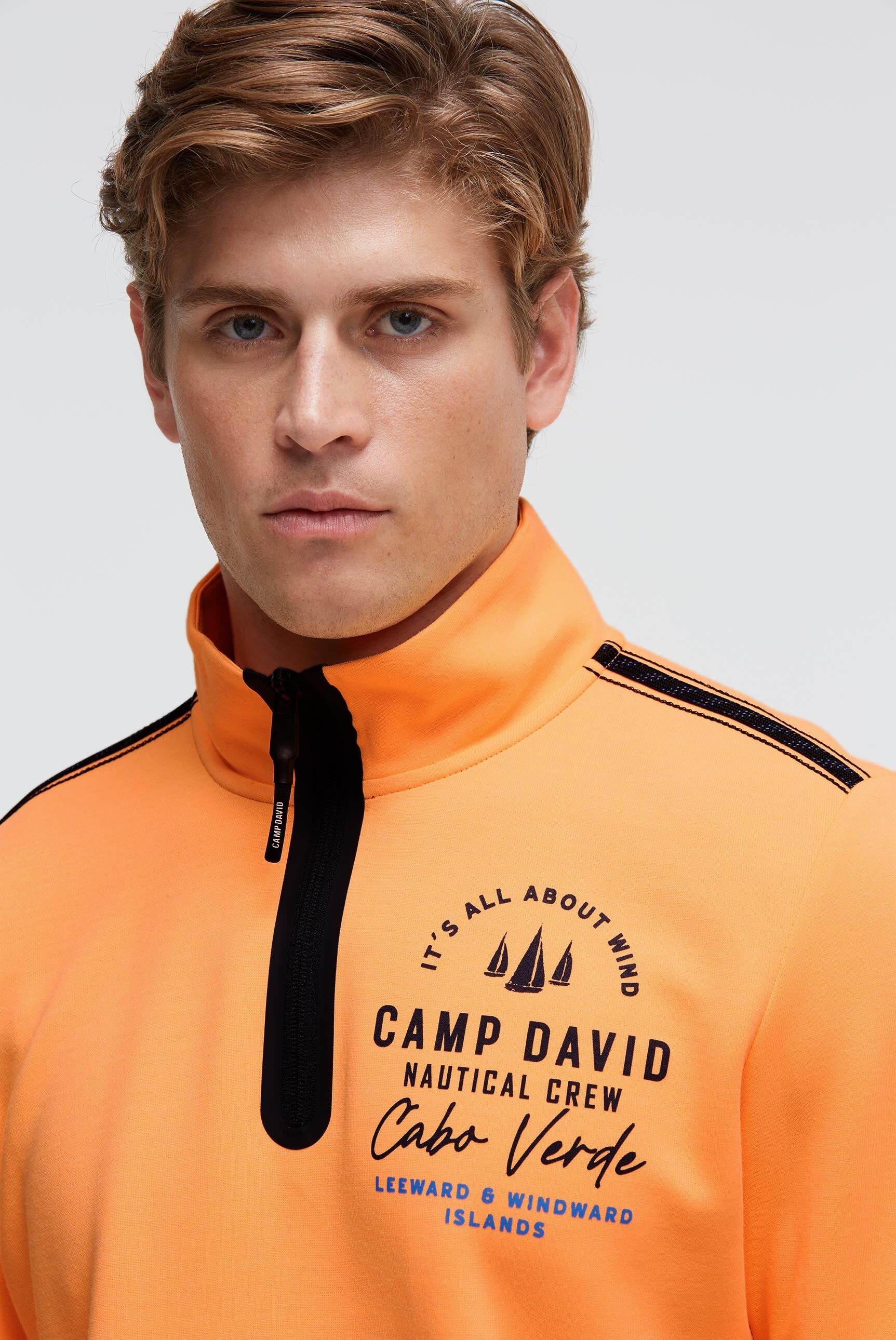 CAMP DAVID Sweater , mit Reißverschluss-Taschen
