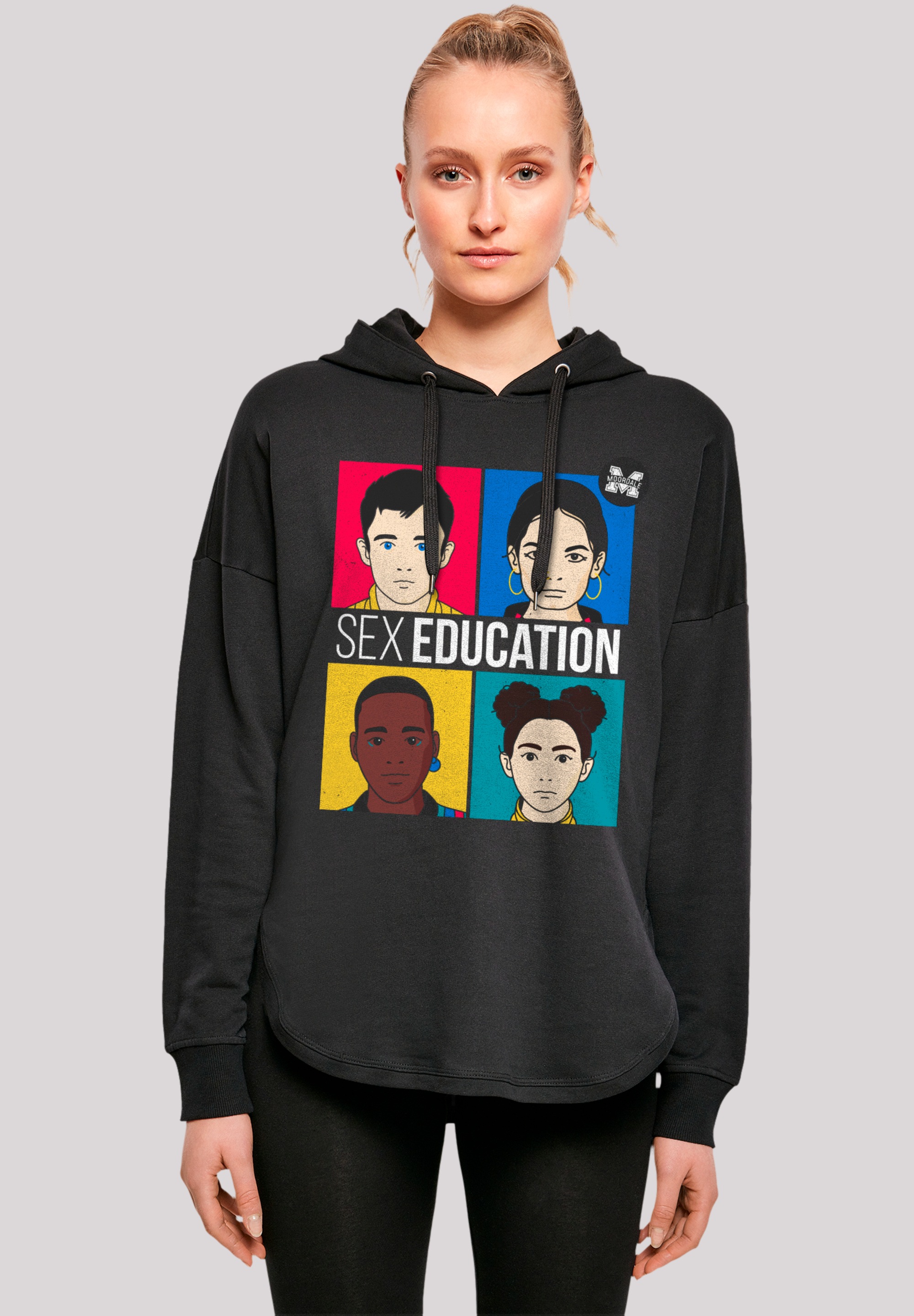 F4NT4STIC Kapuzenpullover "Sex Education Teen Illustrated Netflix TV Series", Premium Qualität