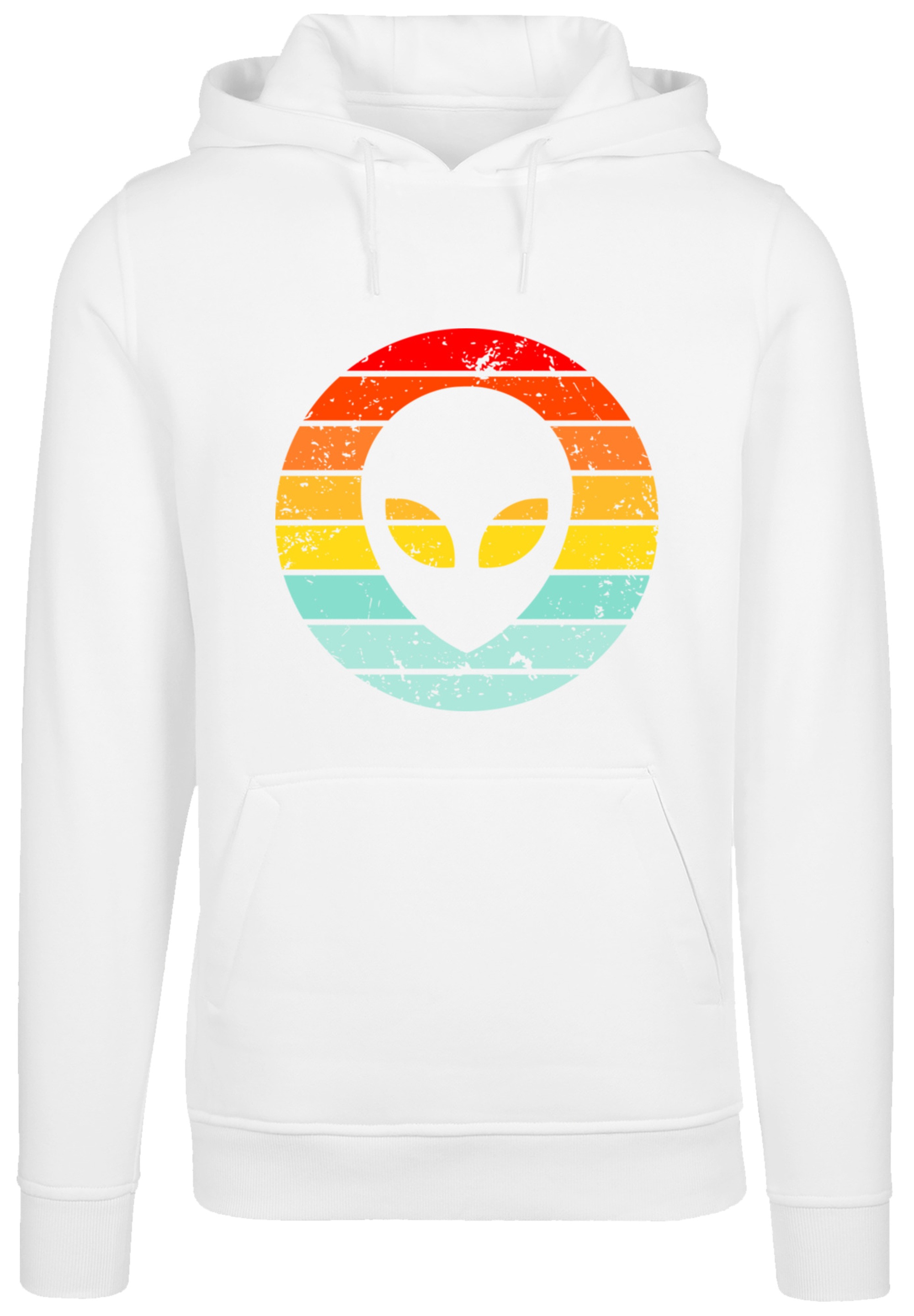 F4NT4STIC Kapuzenpullover »Alien Retro Sonnenuntergang«, Premium Qualität