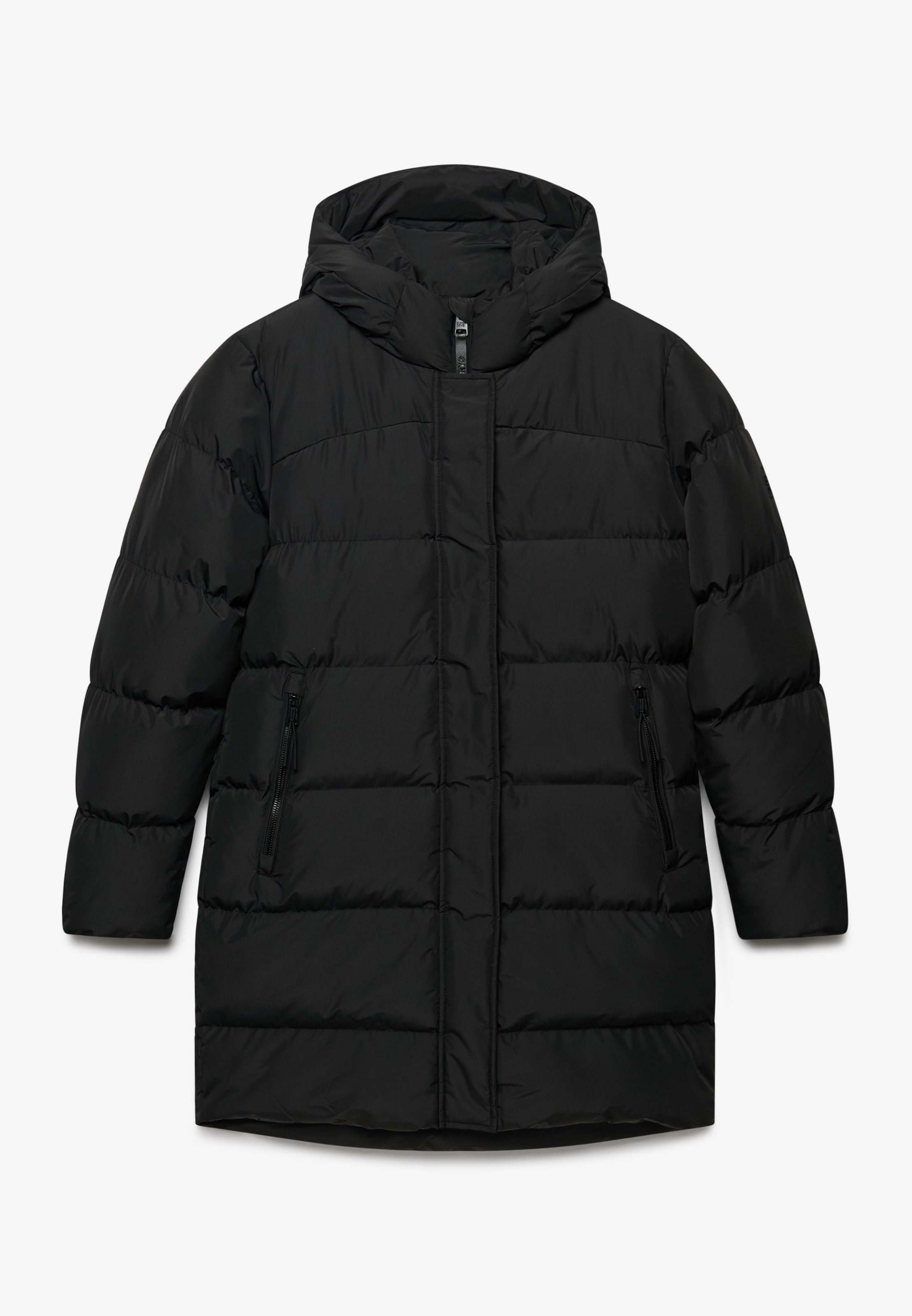 Superdry Steppjacke »HOODED SPORTS PUFFER MID JKT« Kunstfaser, relaxed fit