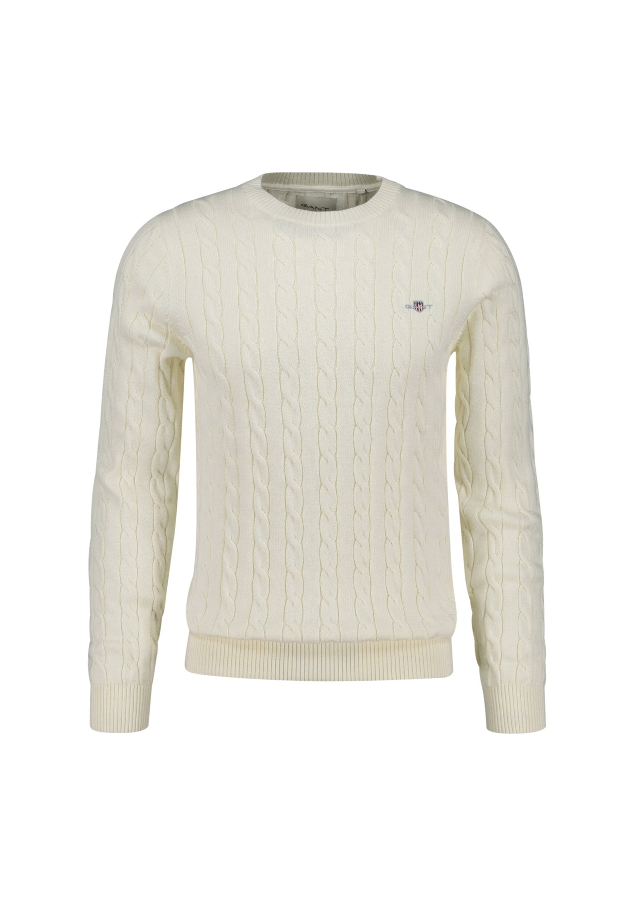 Gant Sweater "Strickpullover COTTON CABLE C-NECK"