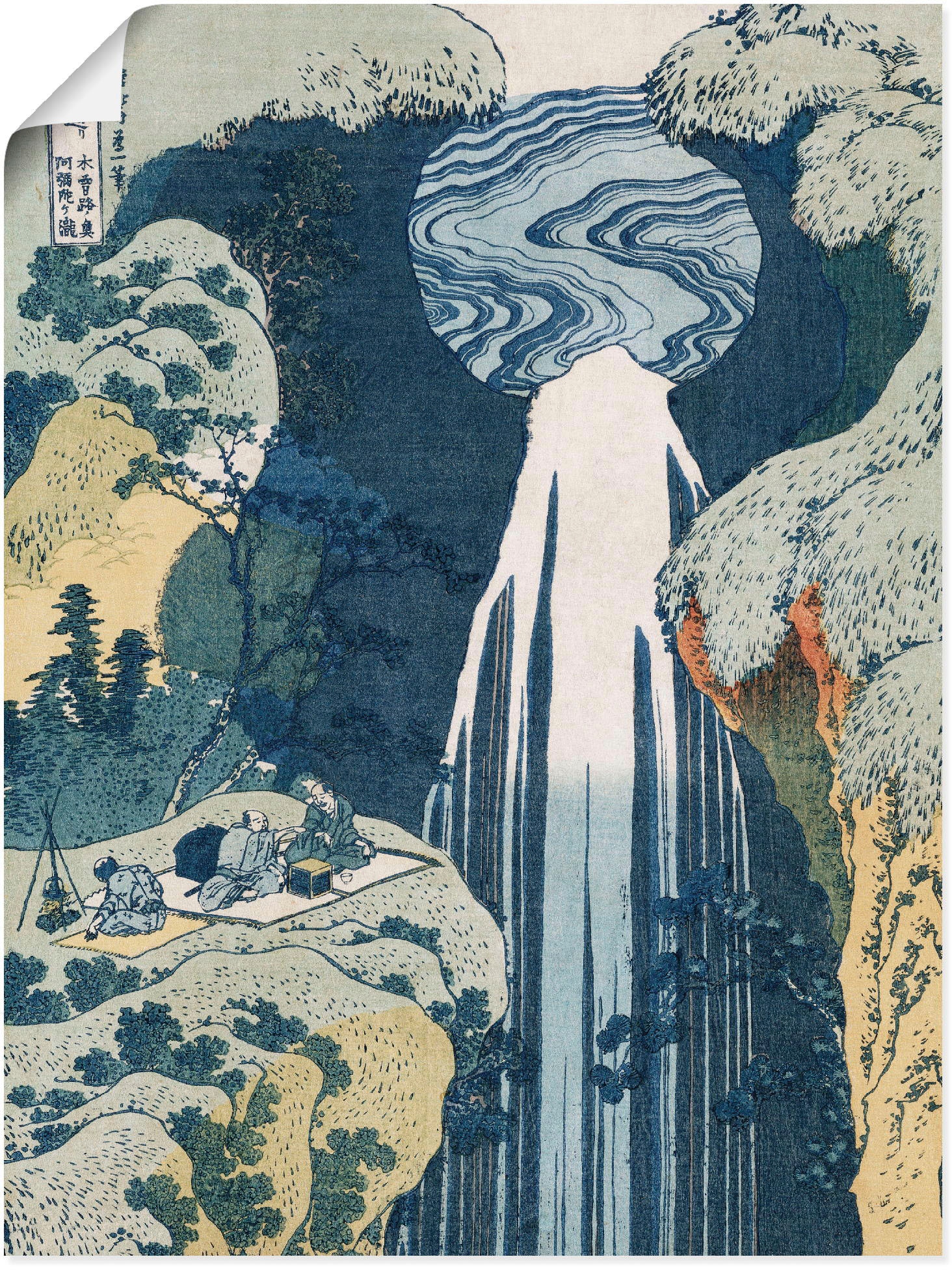 Artland Meninis paveikslas »Wasserfall von Ami...