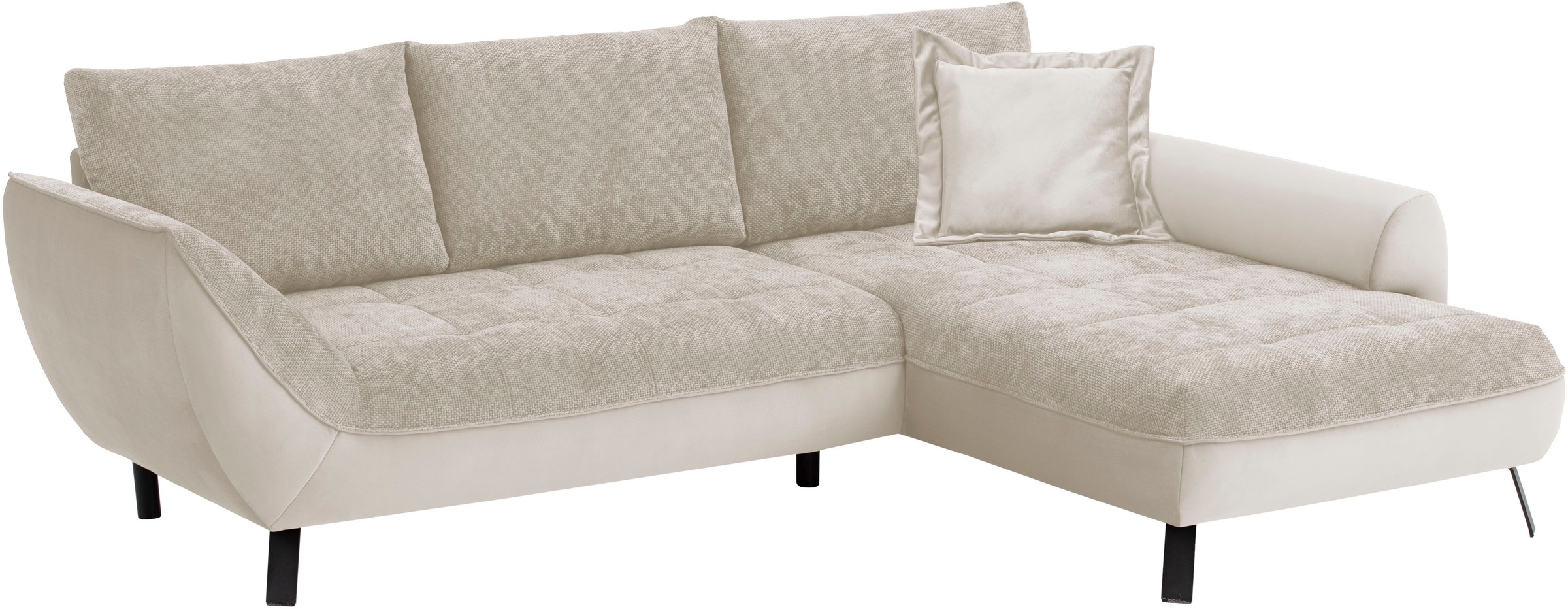 exxpo - sofa fashion Ecksofa, stabile Rücken - Kissen, bequem und modern günstig online kaufen
