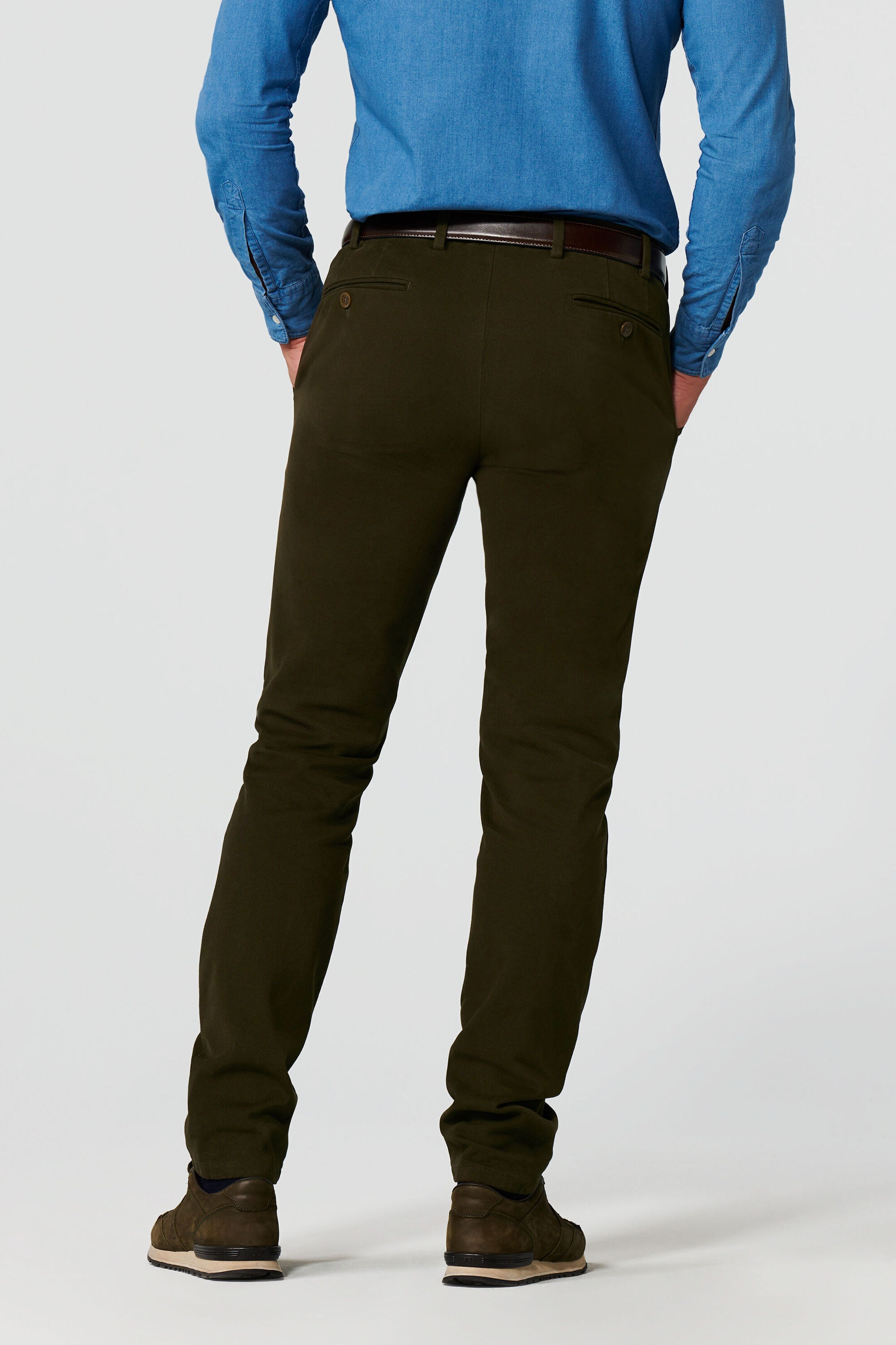 MEYER Chinos »Bonn«, Super-Stretch Winter Twill