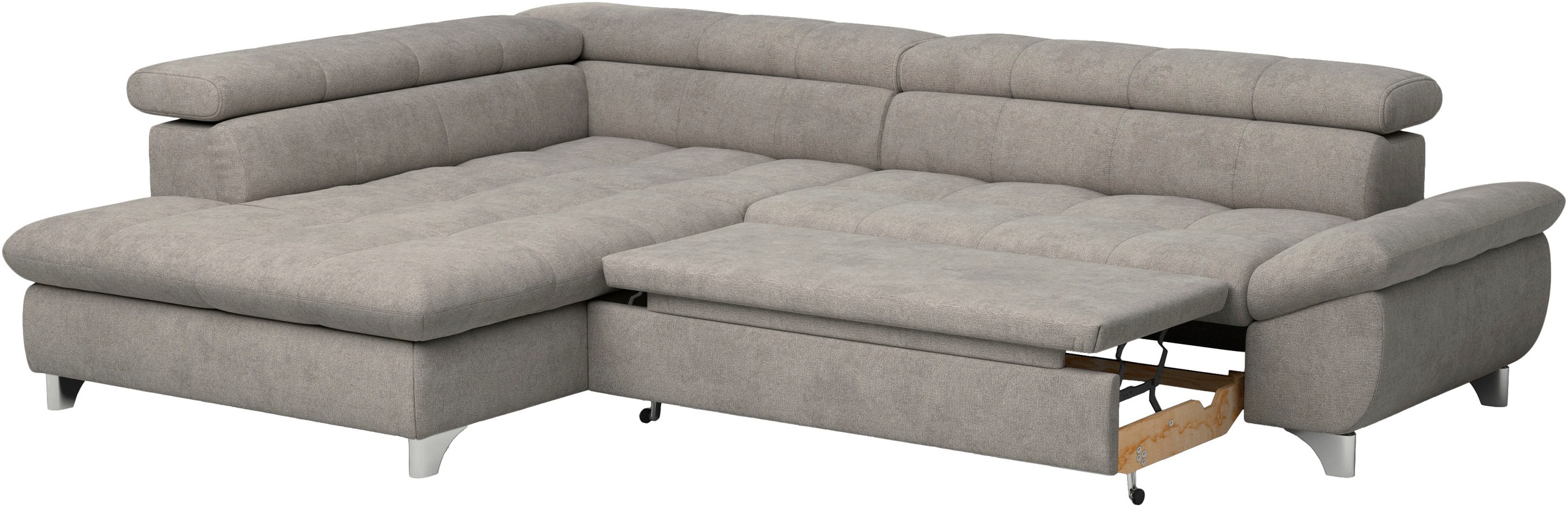 COTTA Ecksofa »Gemini L-Form«, mit Kopfteilverstellung, wahlweise mit Bettfunktion