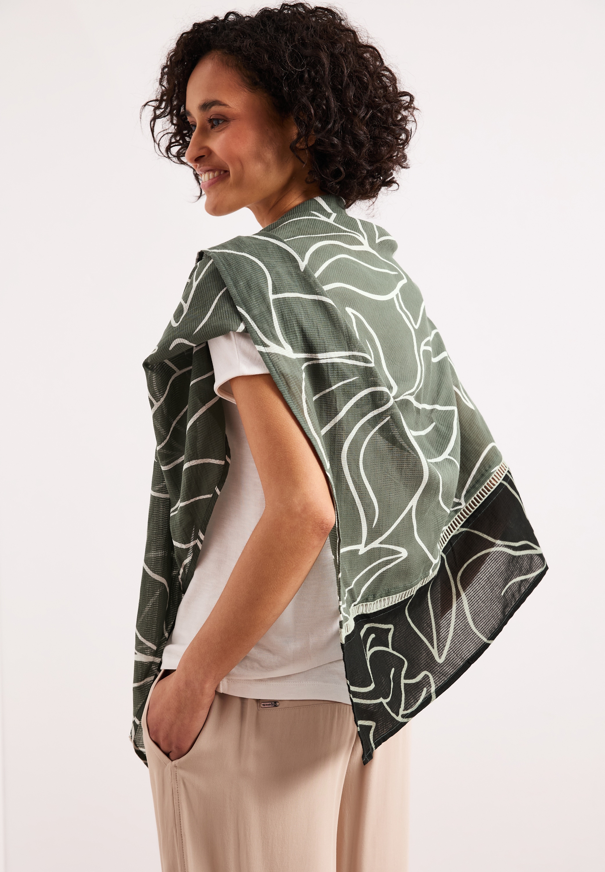 STREET ONE Halstuch im dreieckigen Schnitt