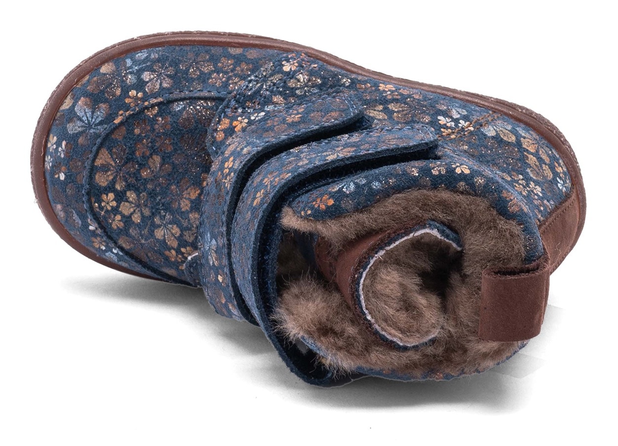 Bisgaard Lauflernschuh »storm lamb«, Babyschuh mit Lammfell, Größenschablone zum Download