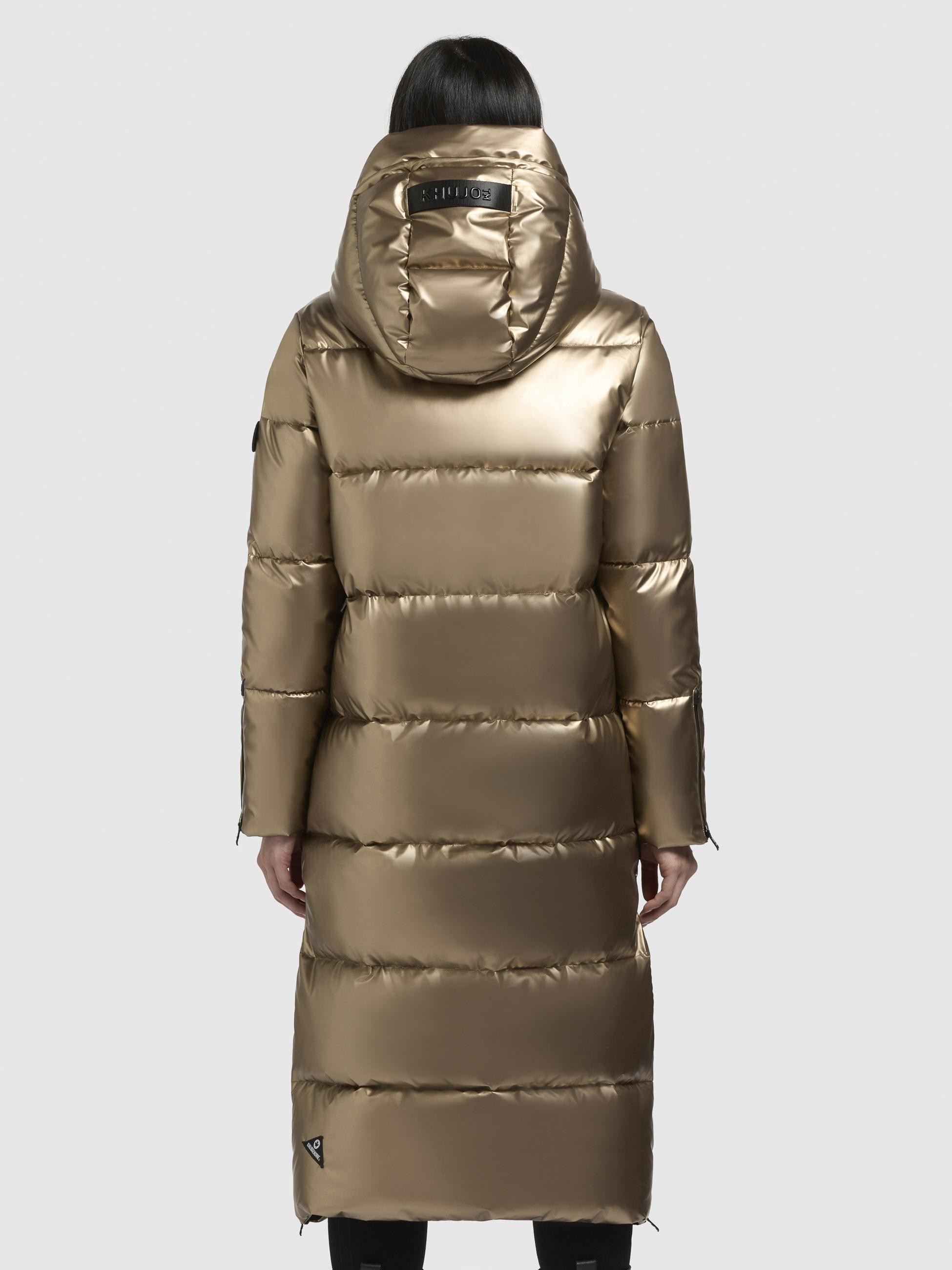 khujo Steppmantel »Hedd Shiny-YM«, Wasserdichter Wintermantel in Shiny-Optik