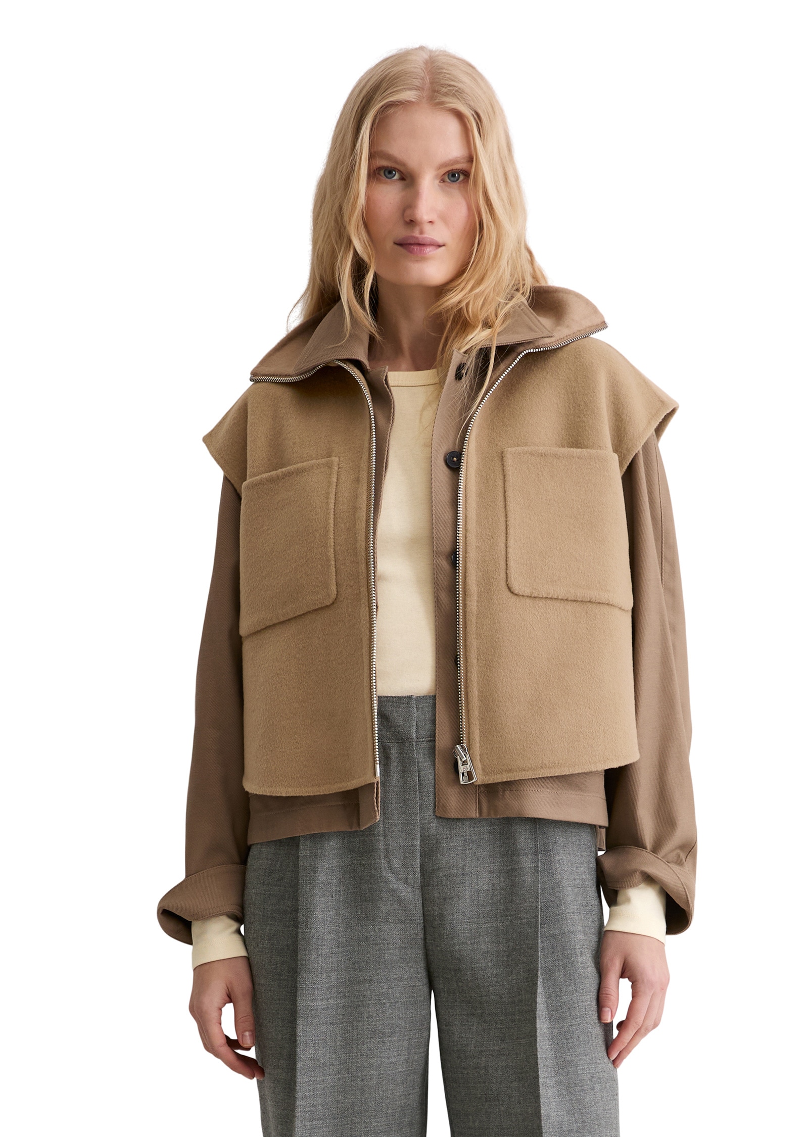 Marc O'Polo Steppweste »aus edlem Woll-Doubleface«