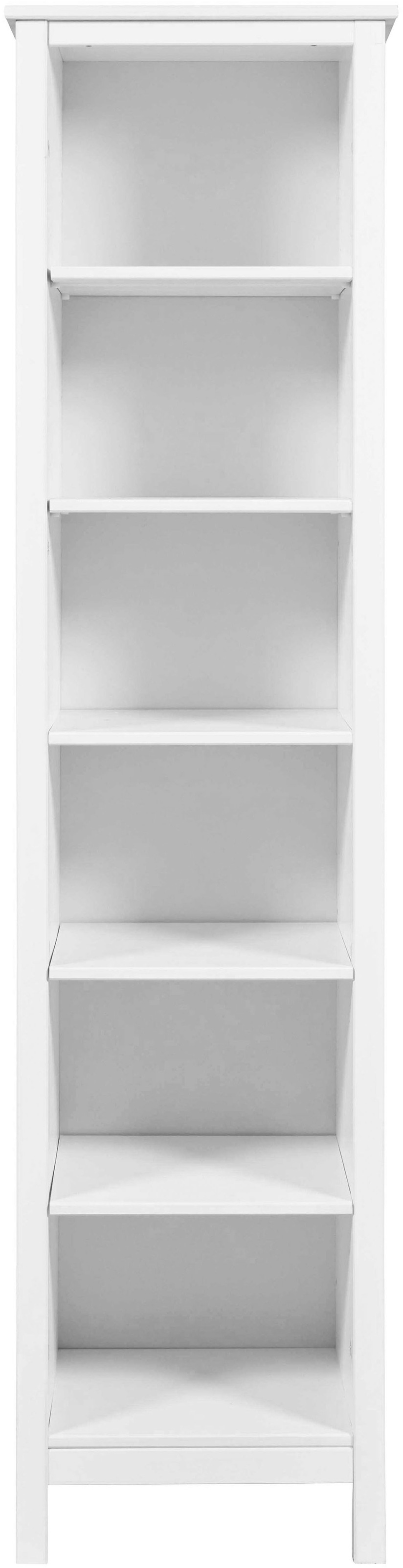 Inter Link Standregal »Pinora, Kiefer Massivholz Weiss, 5 Einlegeböden, 50 x 39,50 x 197 cm« 1 Stk. tlg. Regal im modernem Skandi Look, 2 Größen erhältlich