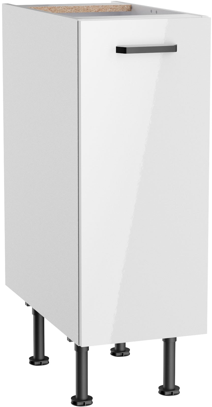 KOCHSTATION "KS-Paula" 30 cm breit, 87 cm hoch, mit 1 Auszug, 2 Ablagefächern