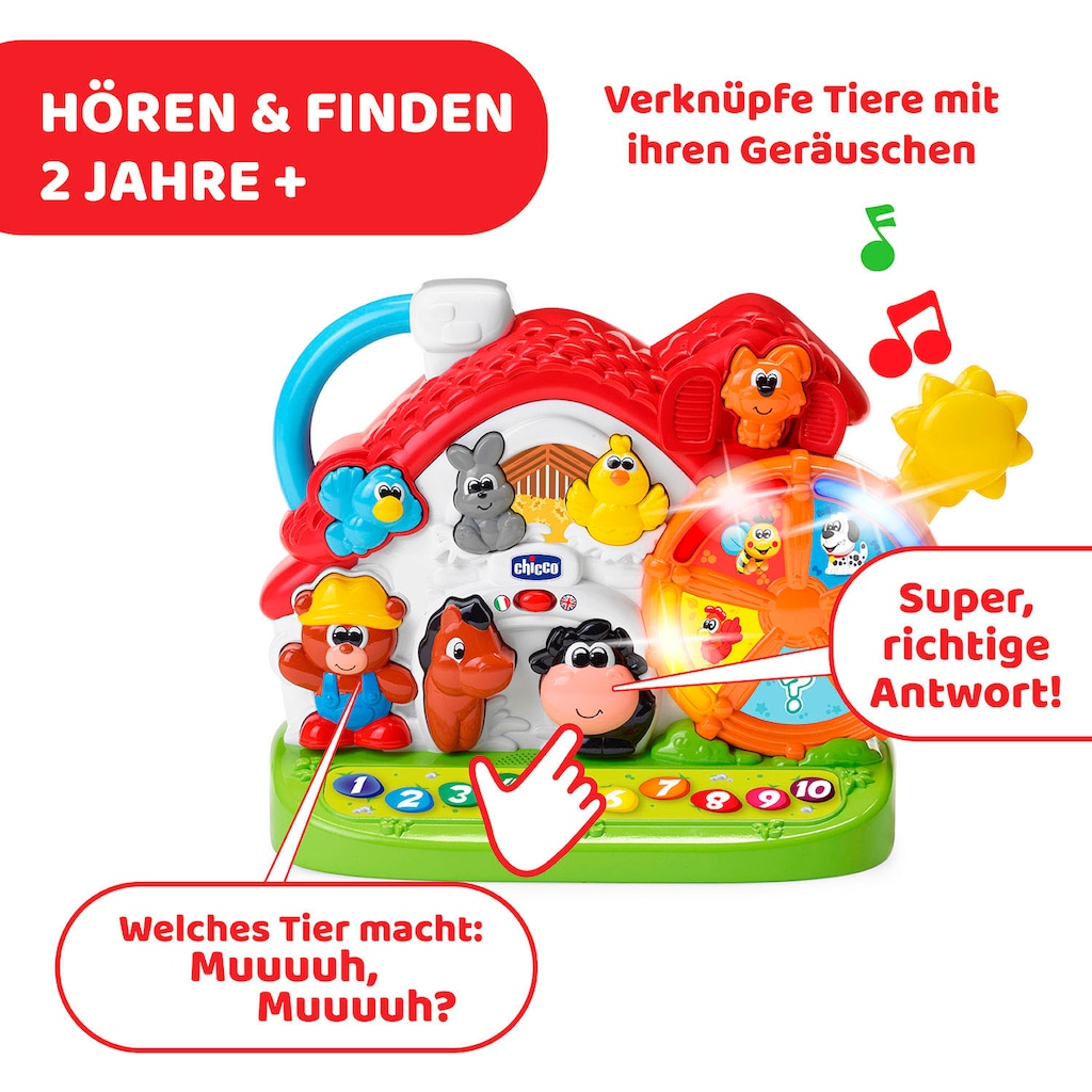 Chicco Lernspielzeug »Sprechende Farm (D/GB)«