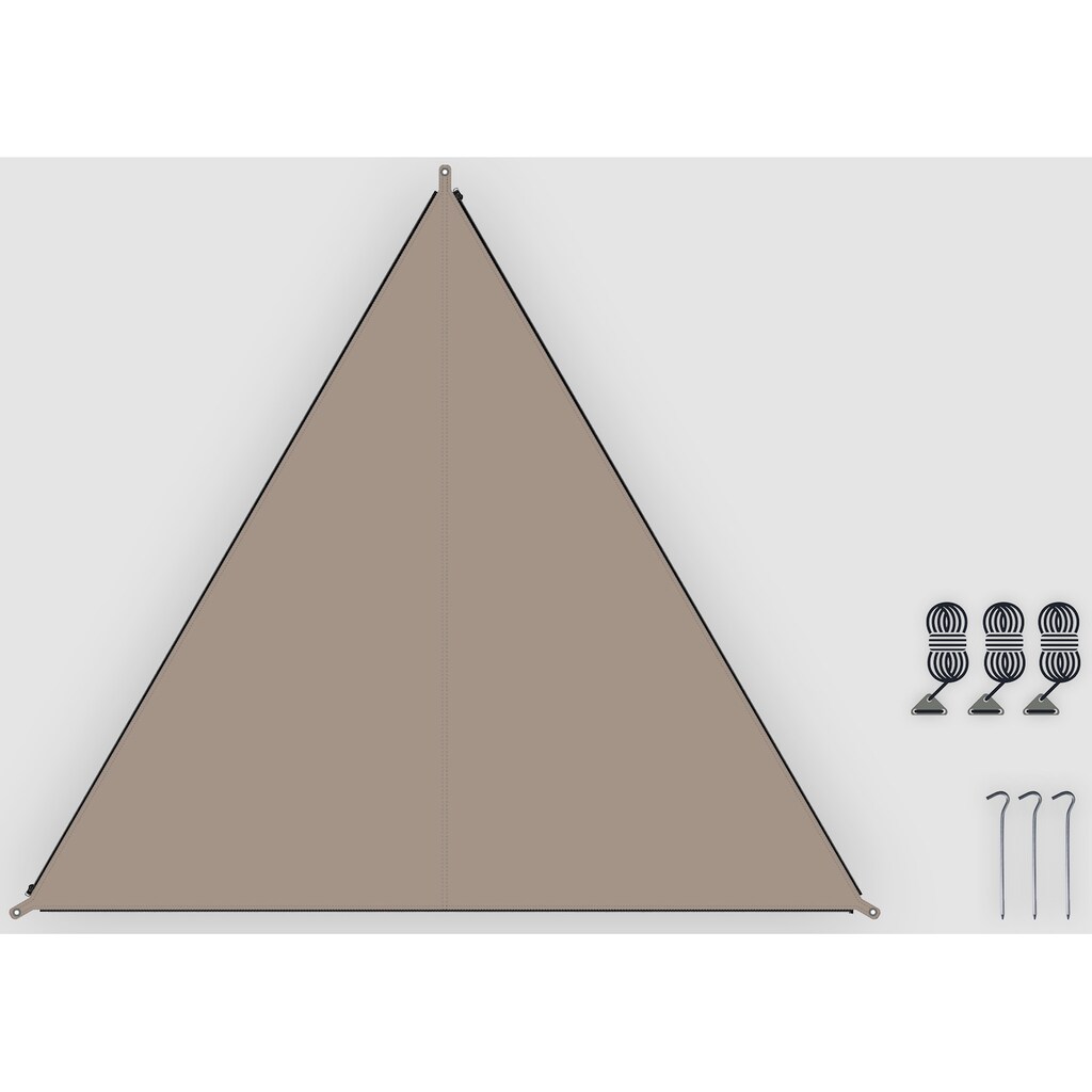 BENT Sonnensegel »Verbindbares Sonnensegel â€žTC-Zip-Canvas Singleâ€œ«, (mit Transporttasche)