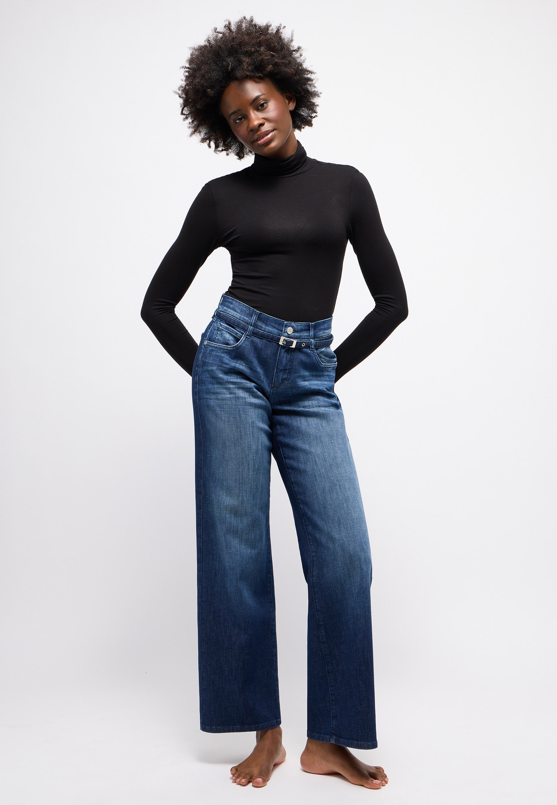 ANGELS 5-Pocket-Jeans »LIZ BELT«, mit Gürtel