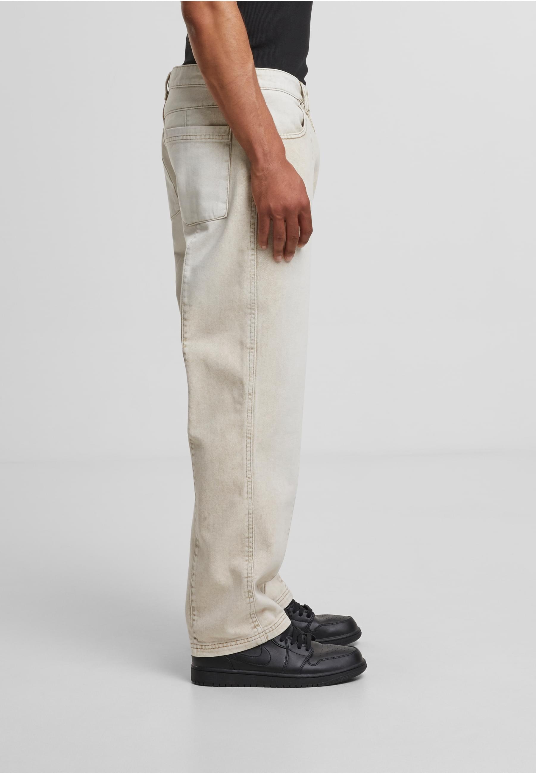 URBAN CLASSICS Bequeme Jeans »Urban Classics Wide Leg Denim With Dividing Seams«