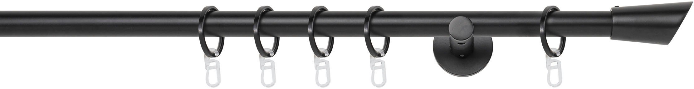 mydeco Gardinenstange "20mm Rag Wandträger 6,5 cm" 1 läufig-läufig Fixmaß