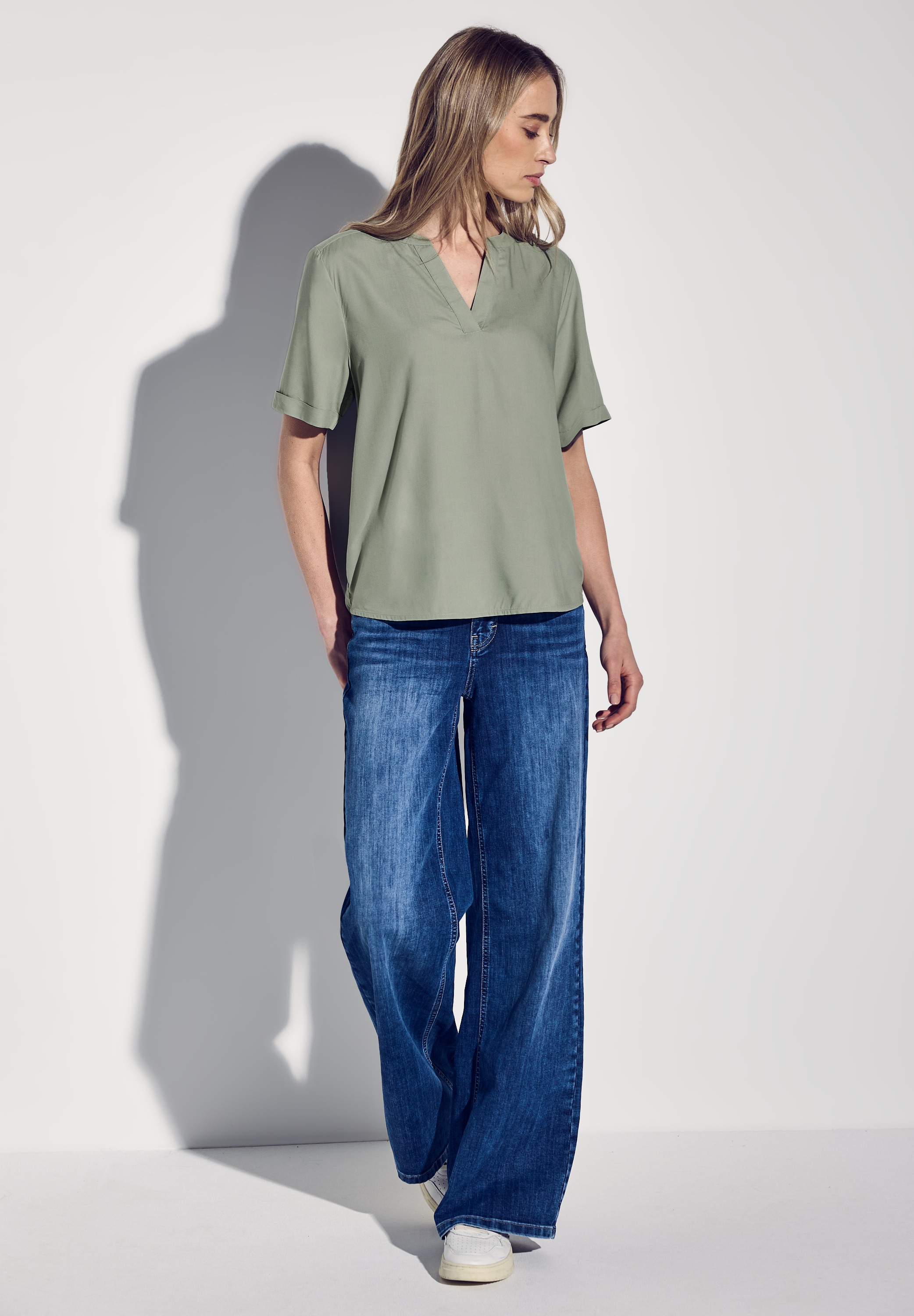 STREET ONE Shirtbluse, aus softer Viskose