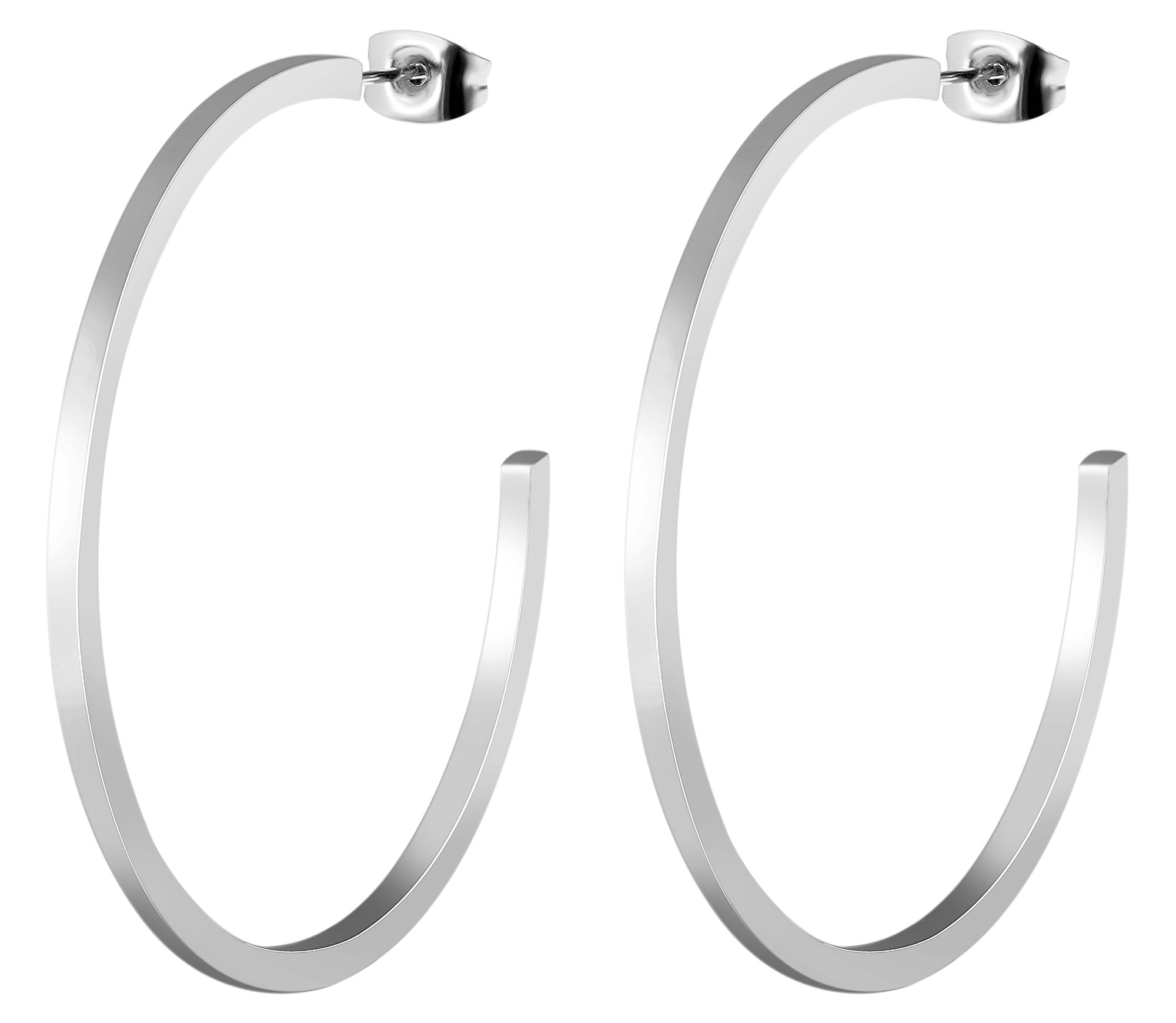 Adelia´s Paar Creolen "Damen Ohrringe – Creole aus Edelstahl" Ein stilvolle günstig online kaufen