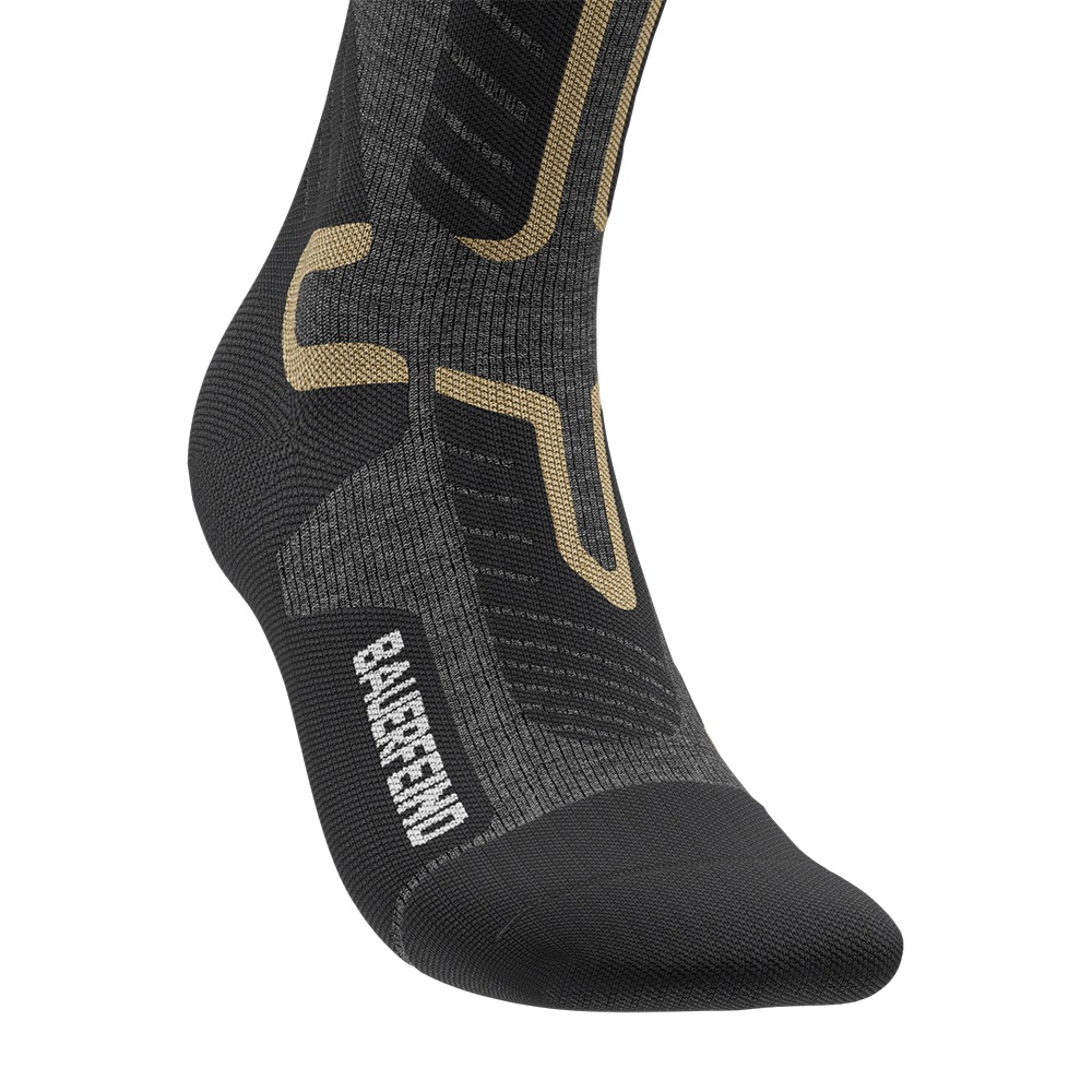 Bauerfeind Sportsocken »SKI ALPINE COMPRESSION SOCKS« für Alpinski und Snowboard, mit anatomisch geformter Zehenbox