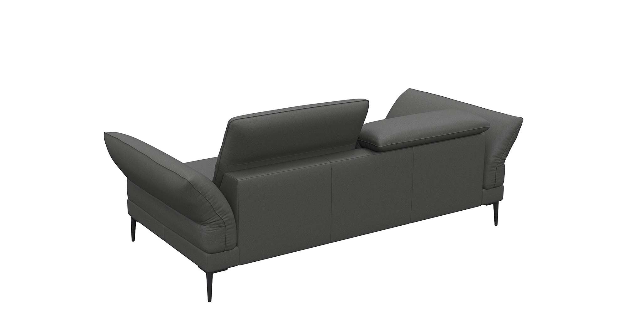 FLEXLUX 2,5-Sitzer »Salino, Funktionssofa, Relaxsofa«, Sofa mit Arm- und Kopfteil-Verstellungen, Kaltschaum & Stahl-Wellen