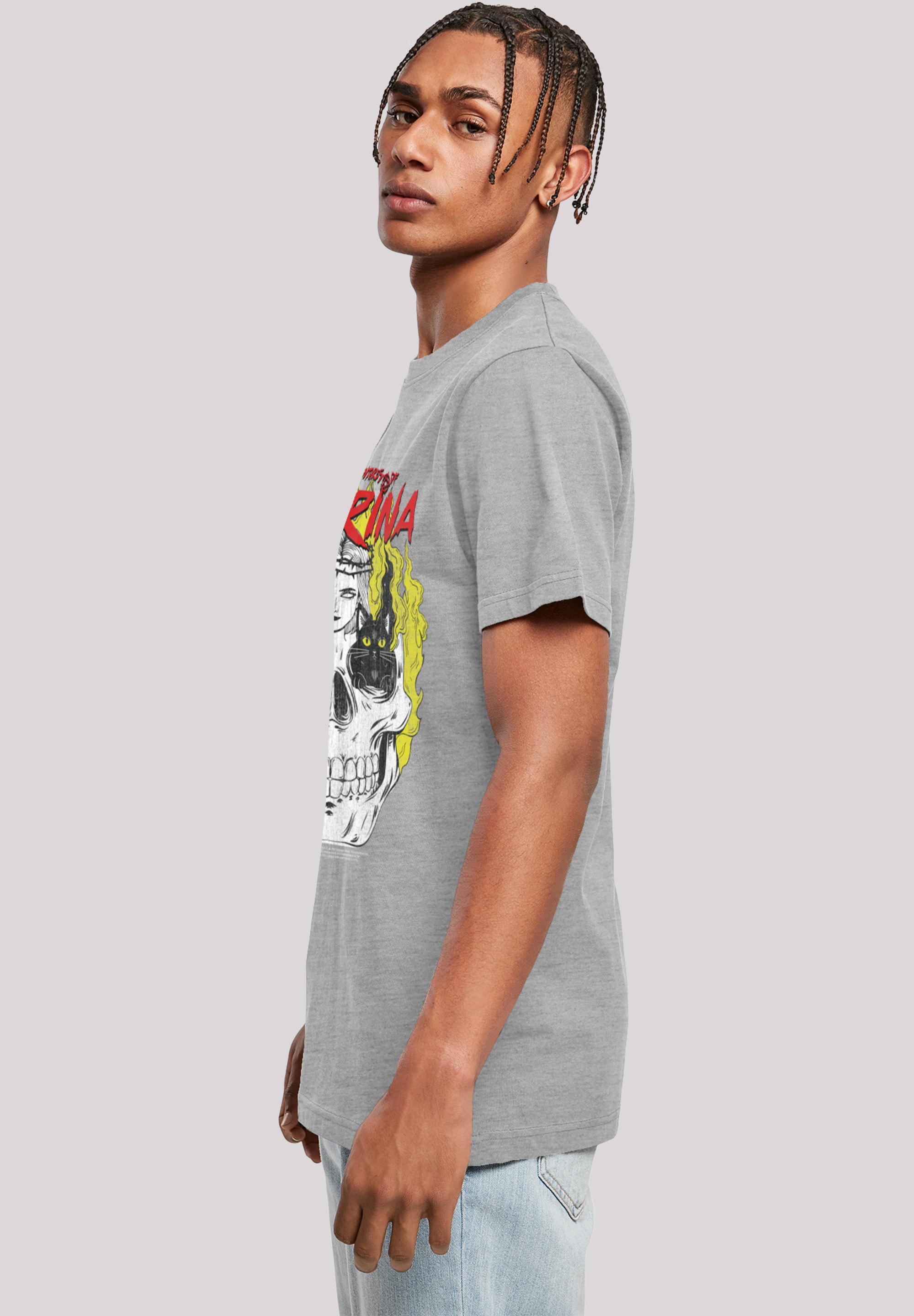 F4NT4STIC T-Shirt »Chilling Adventures of Sabrina Boys Skull«, Herren,Premium Merch,Regular-Fit,Basic,Bedruckt