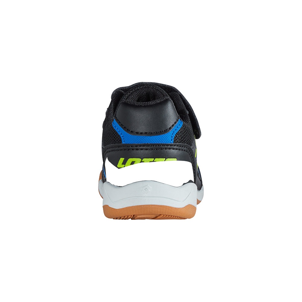 Hallenschuh LOTTO, Mädchen, Gr. 32, schwarz, lime, Mesh, Synthetik, Schuhe Hallenschuh, Indoor Sportschuhe - mit nicht abfärbender Sohle 3