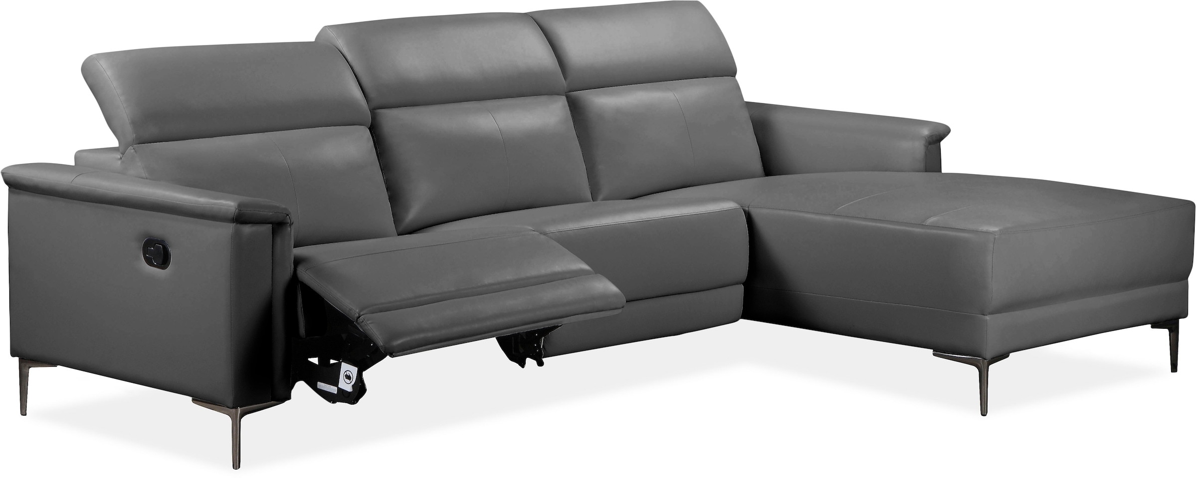 Places of Style Ecksofa Lund, mit man. o. elektr. Relaxfunktion und USB/ Kopfteilverstellung