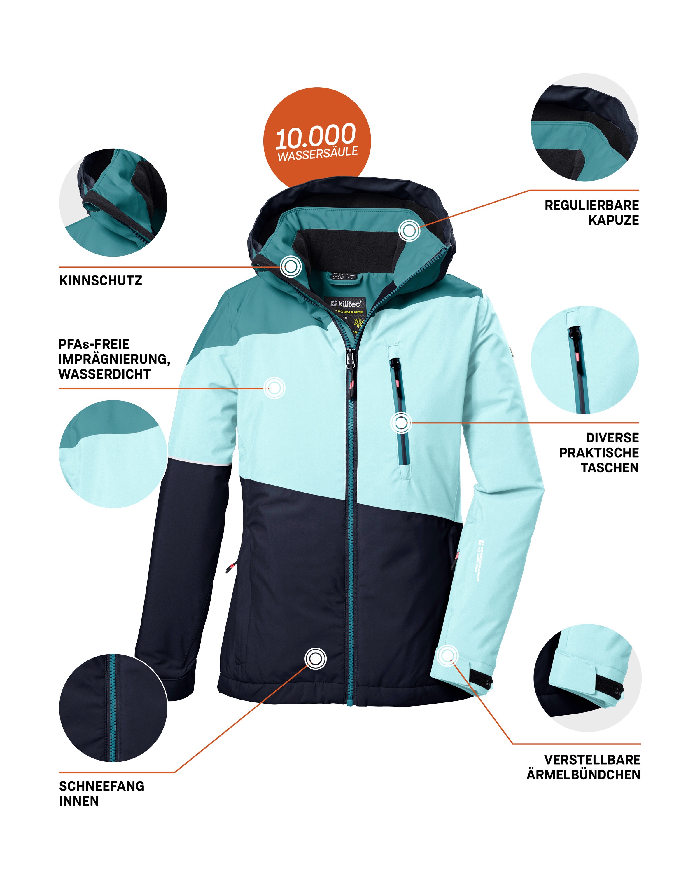 Killtec Skijacke »KSW 331 GRLS SKI JCKT«