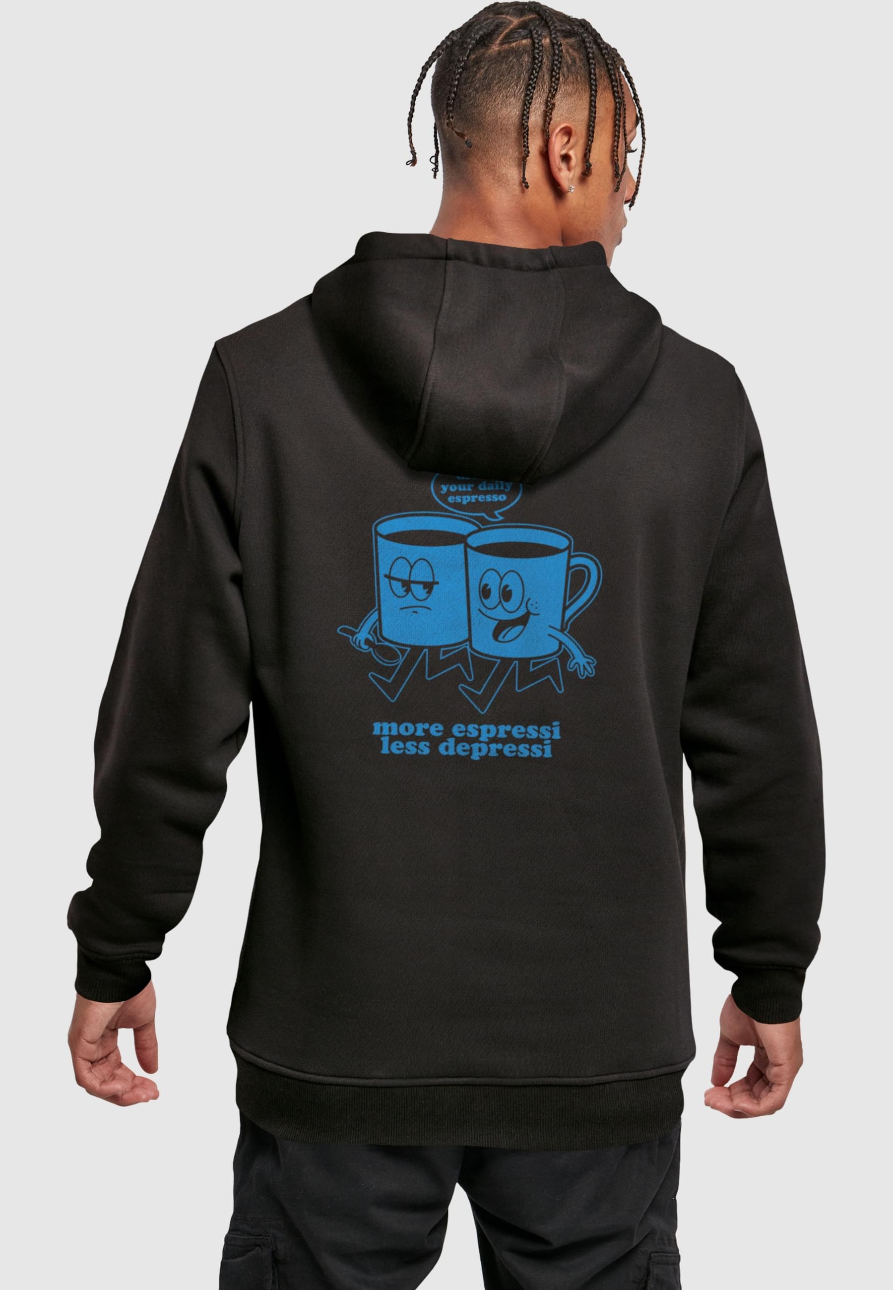 MisterTee Kapuzensweatshirt »MisterTee More Espressi Hoody«, (1 tlg.)