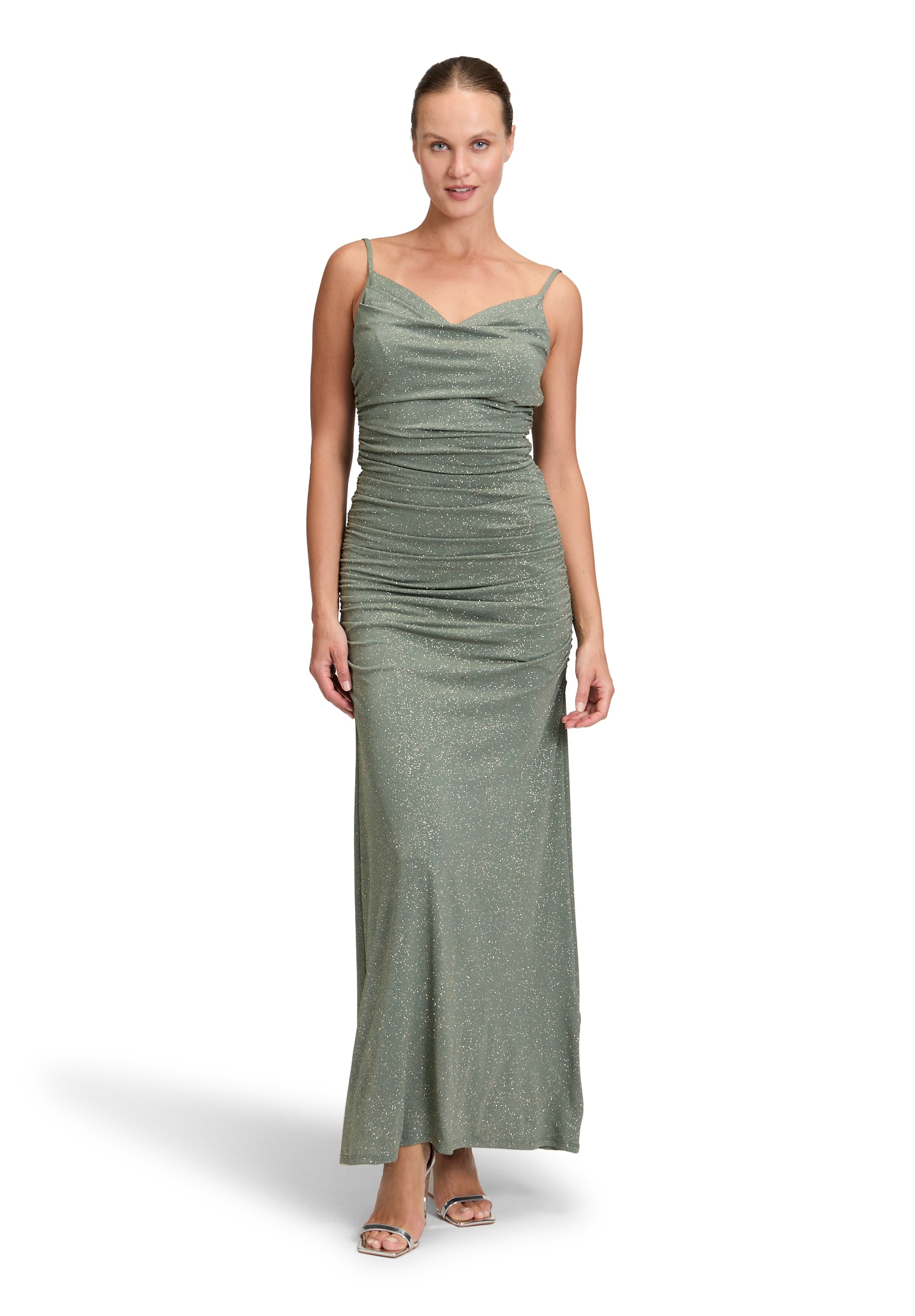 Vera Mont Abendkleid "Vera Mont Damen Abendkleid mit Wasserfallausschnitt" günstig online kaufen