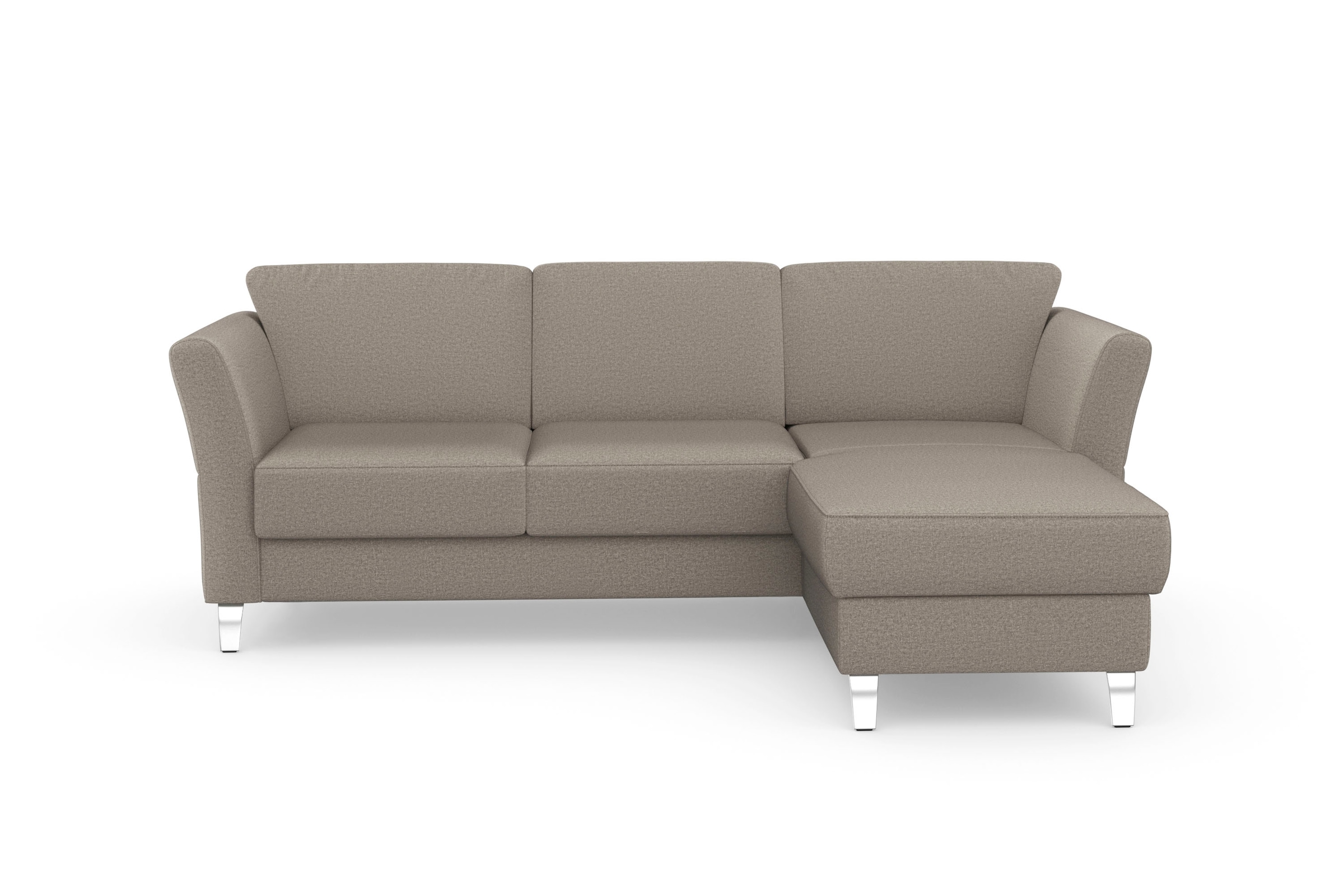 sit&more Ecksofa "Visby L-Form", wahlweise mit Bettfunktion und Bettkasten, günstig online kaufen