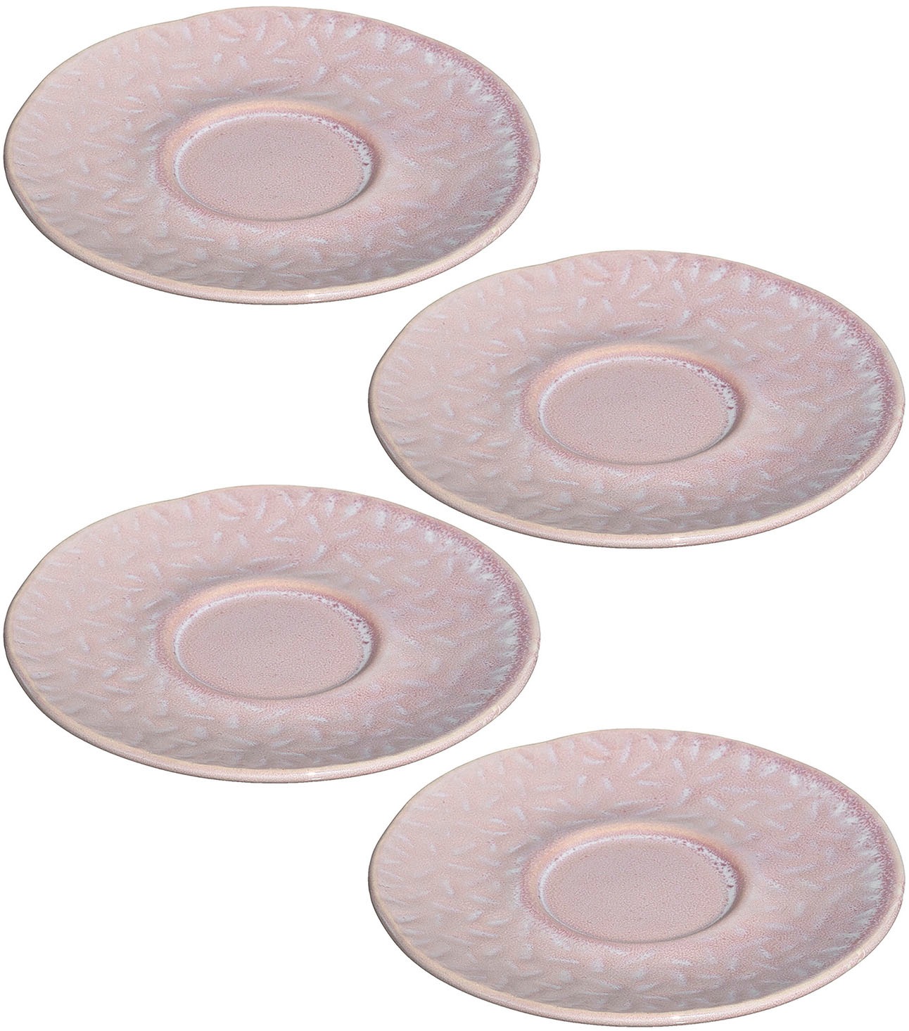 LEONARDO Untertasse "Matera", 11cm, rosa, Speiseteller, Keramik, Ø 11 cm