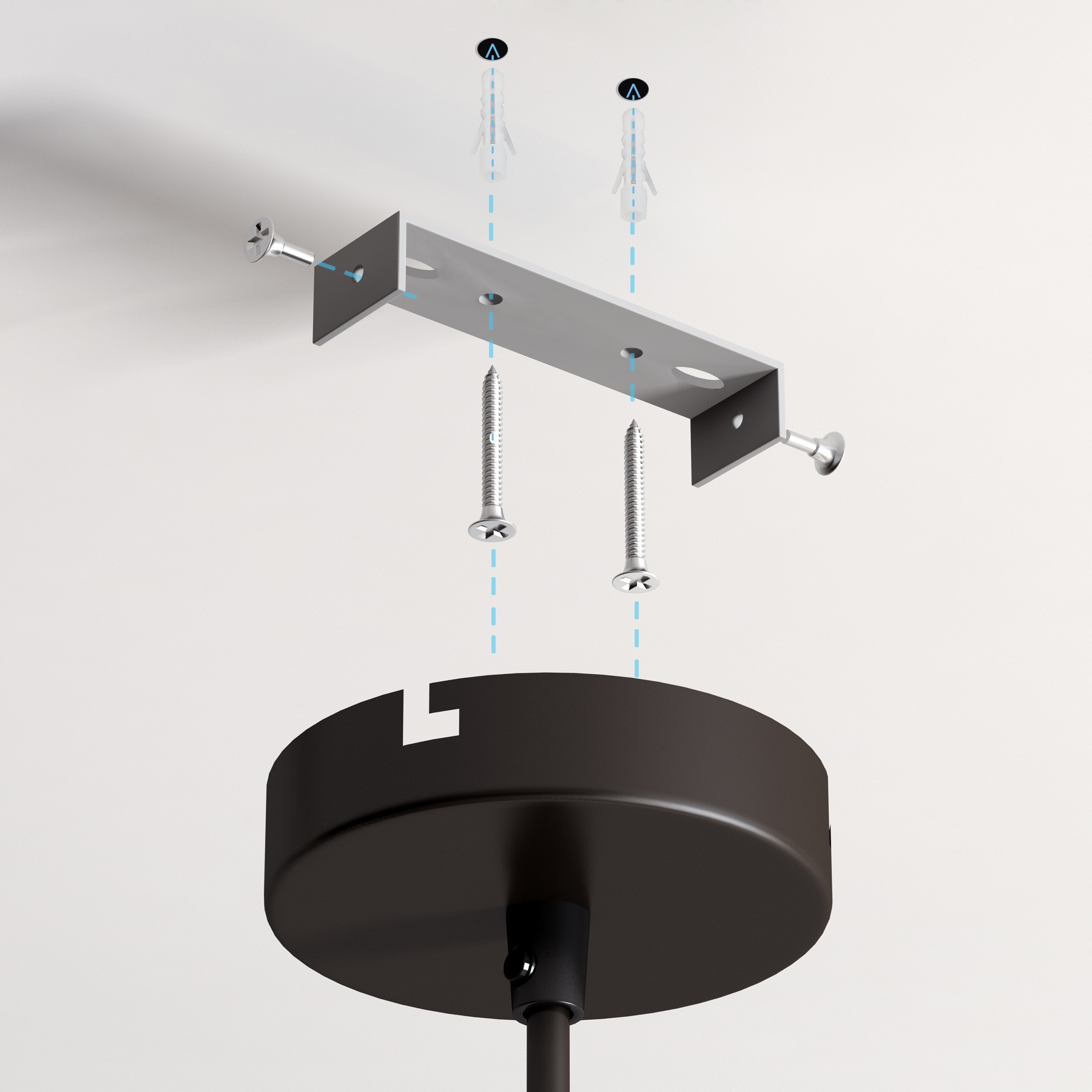 B.K.Licht Pendelleuchte »Sigma«, 1 flammig, Leuchtmittel E27 | ohne Leuchtmittel, Deckenlampe Retro Pendel-Lampe Vintage Hängeleuchte Loft Edison E27